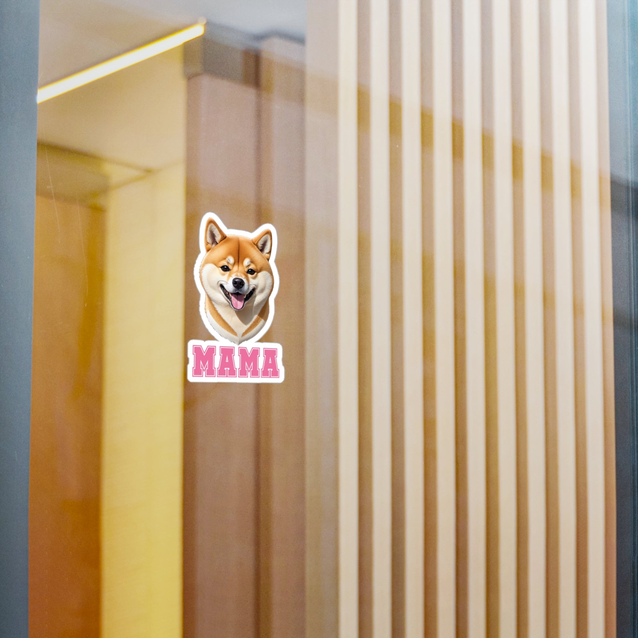 Shiba Inu Mama Vinyl Decals