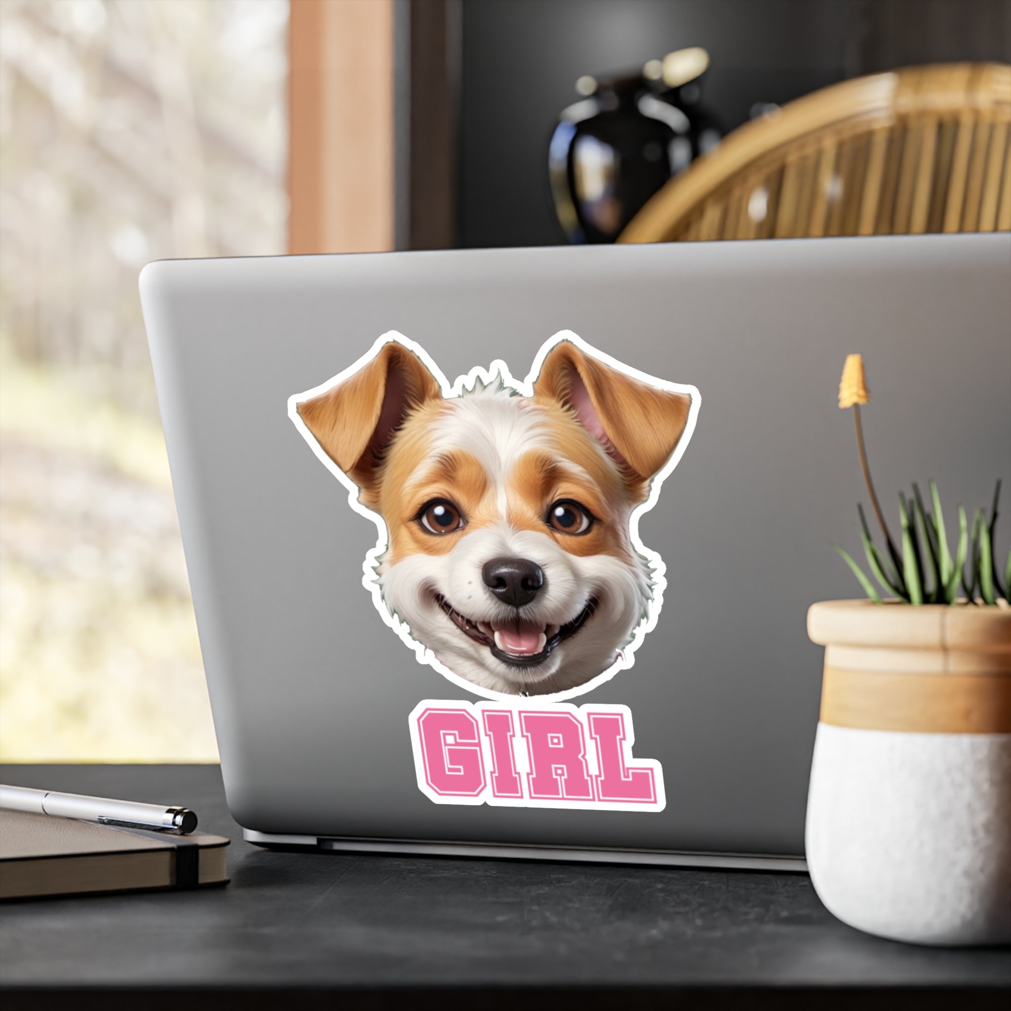 Terrier Girl Vinyl Decals