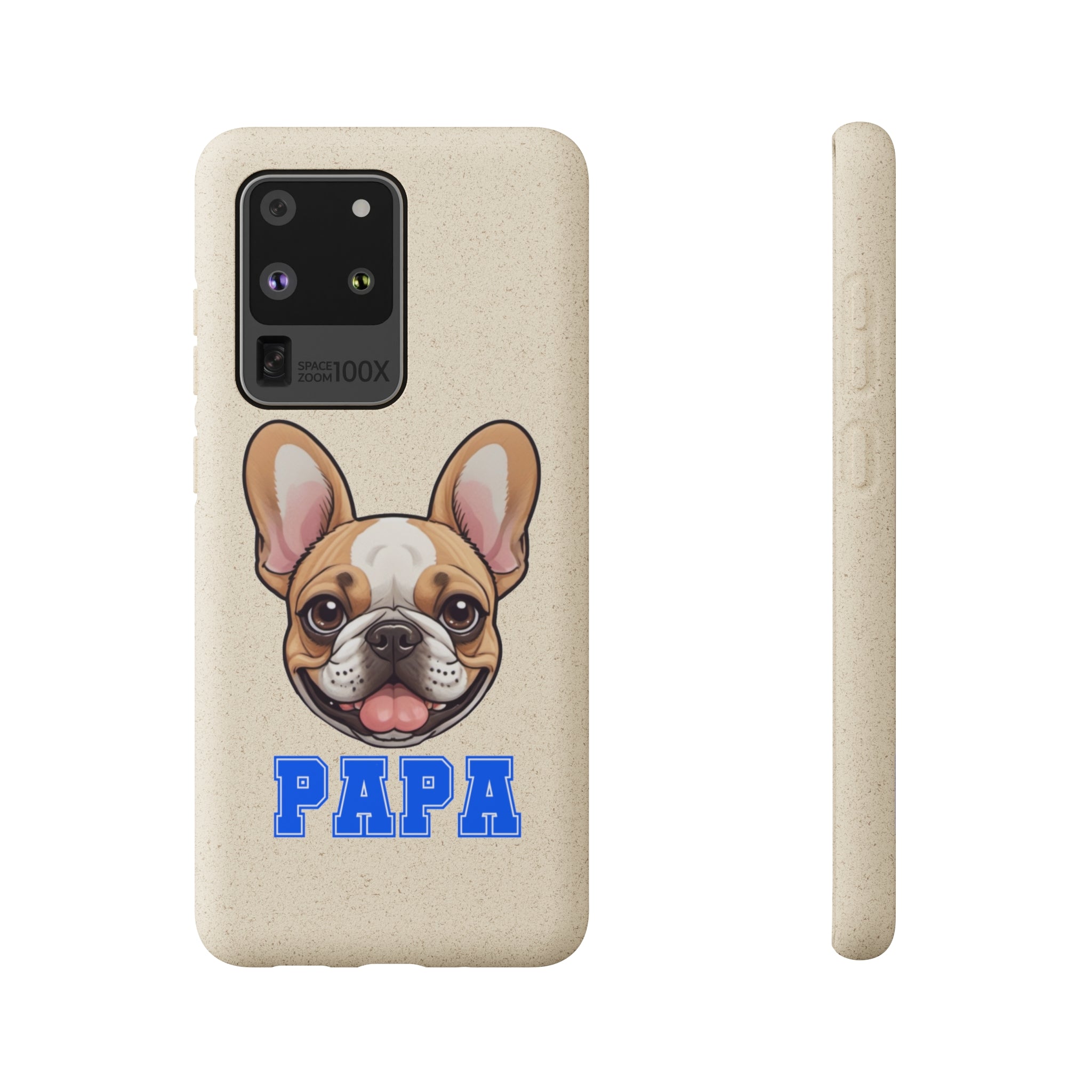 Biodegradable  Frenchie Papa Cases