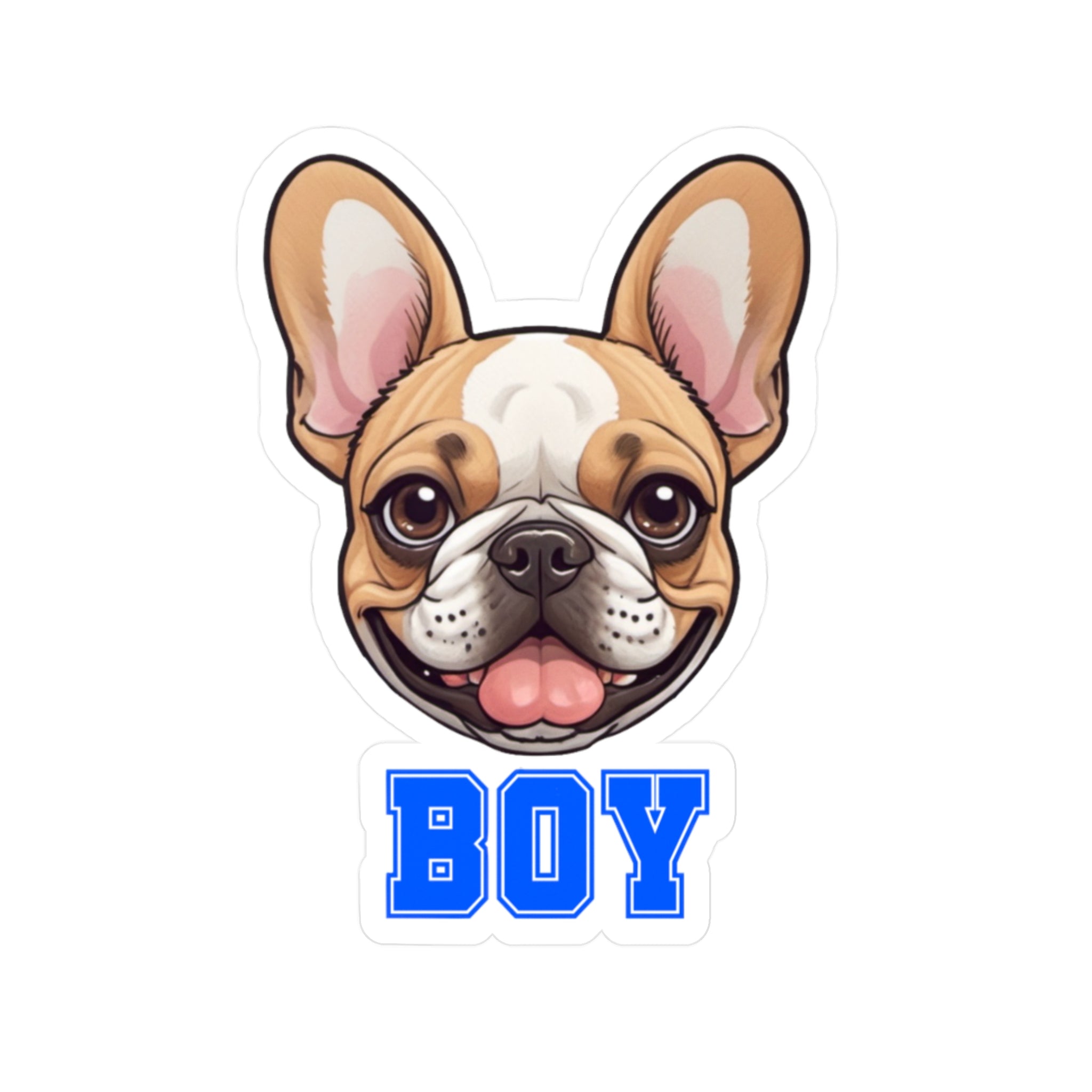 Frenchie Boy Vinyl Decals