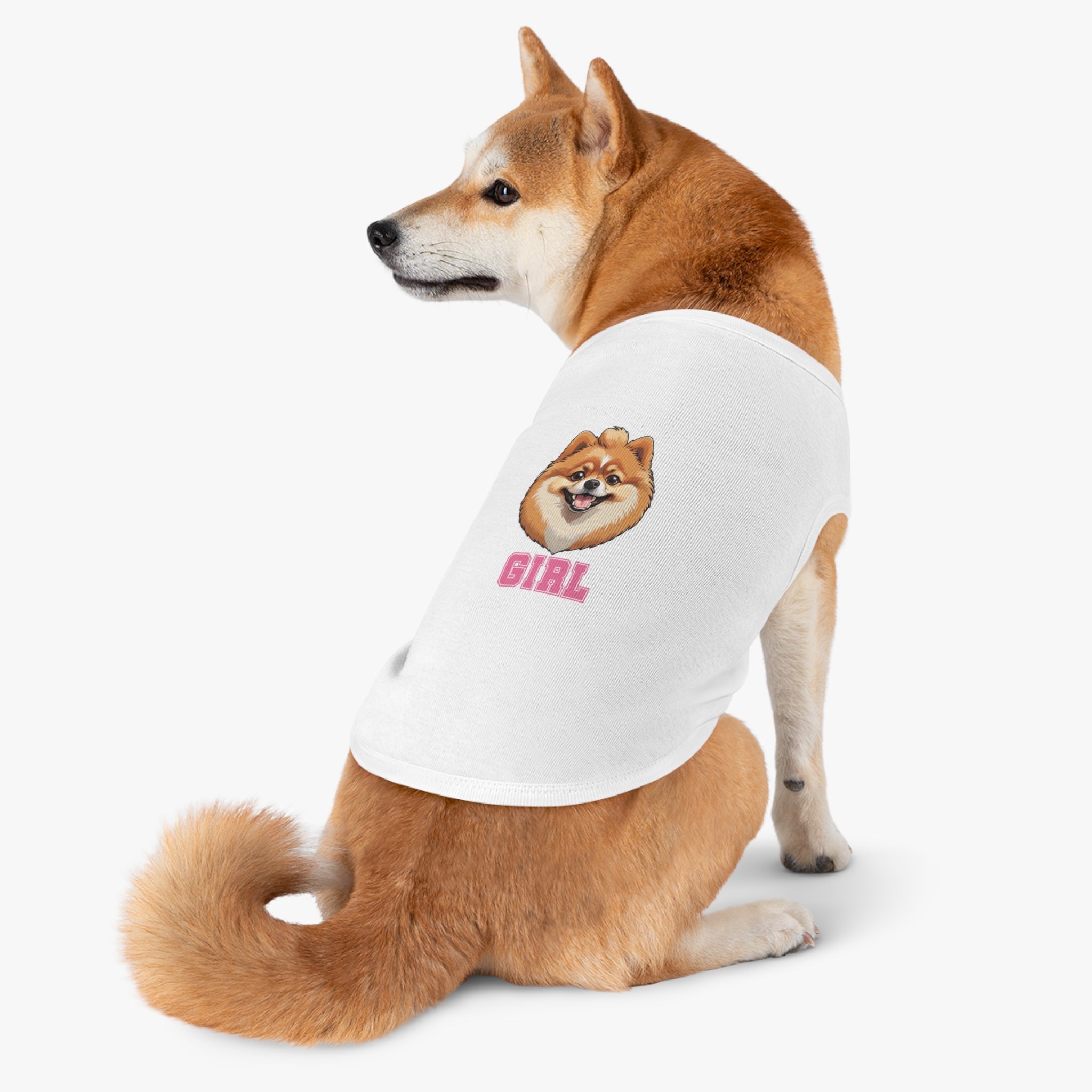 Pomeranian Girl Tank Top