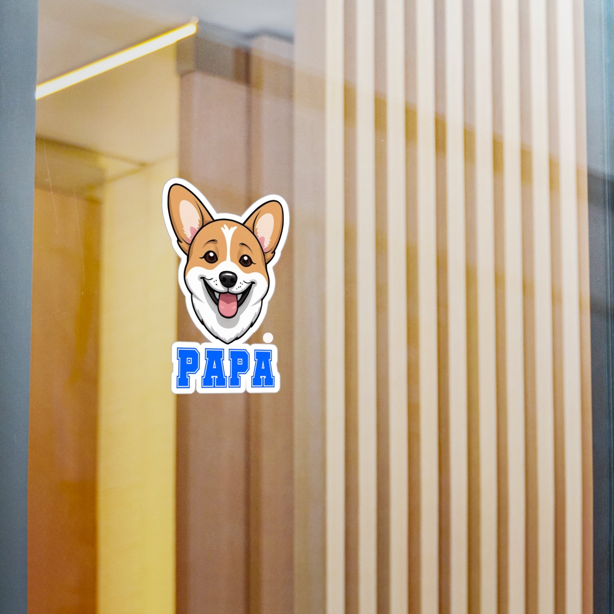 Corgi Papa Vinyl Decals