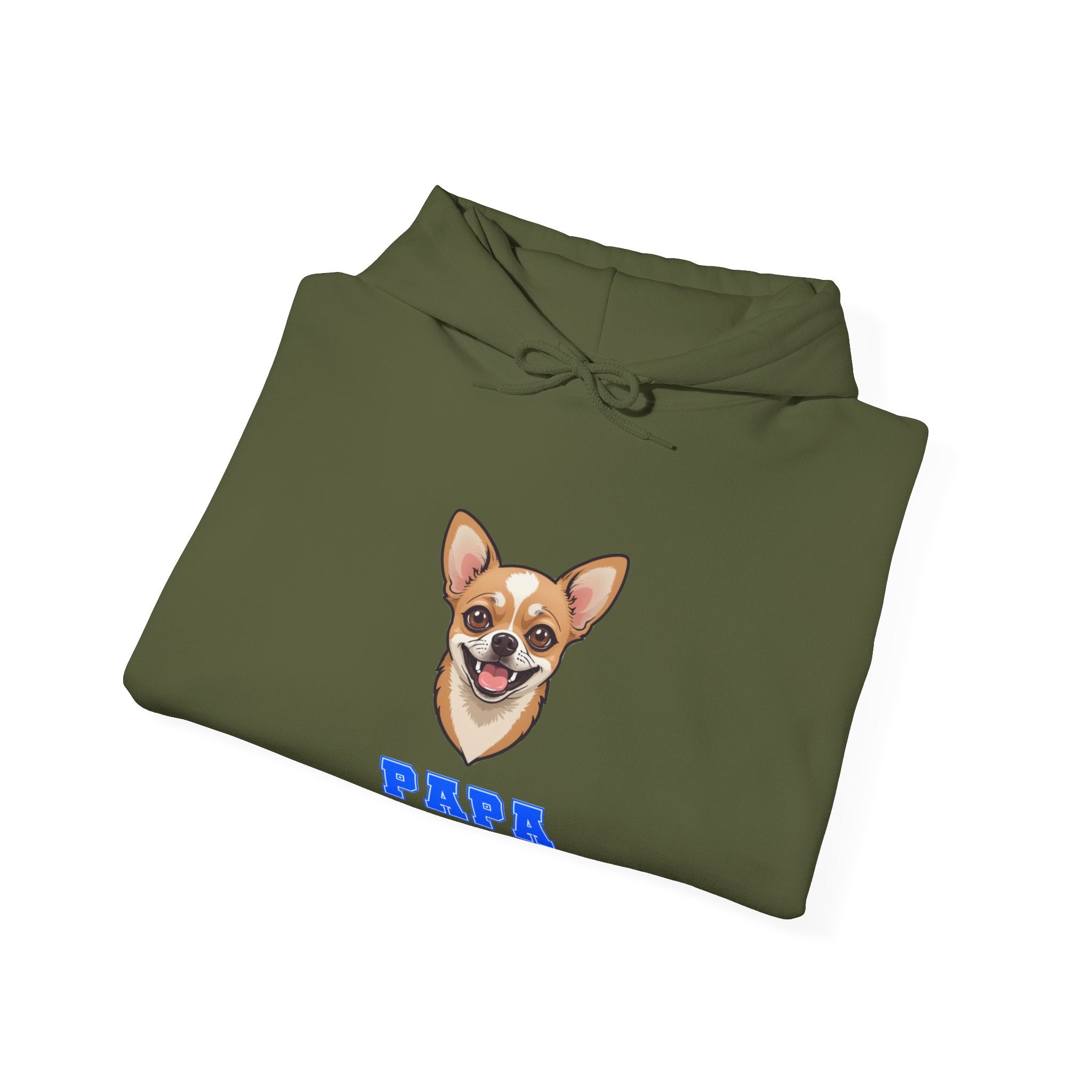 Chihuahua Papa Heavy Blend™ Hooded Sweatshirt