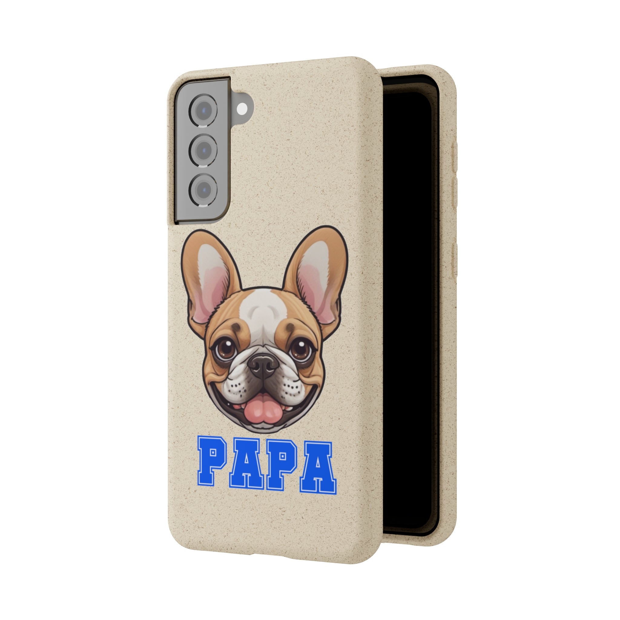 Biodegradable  Frenchie Papa Cases