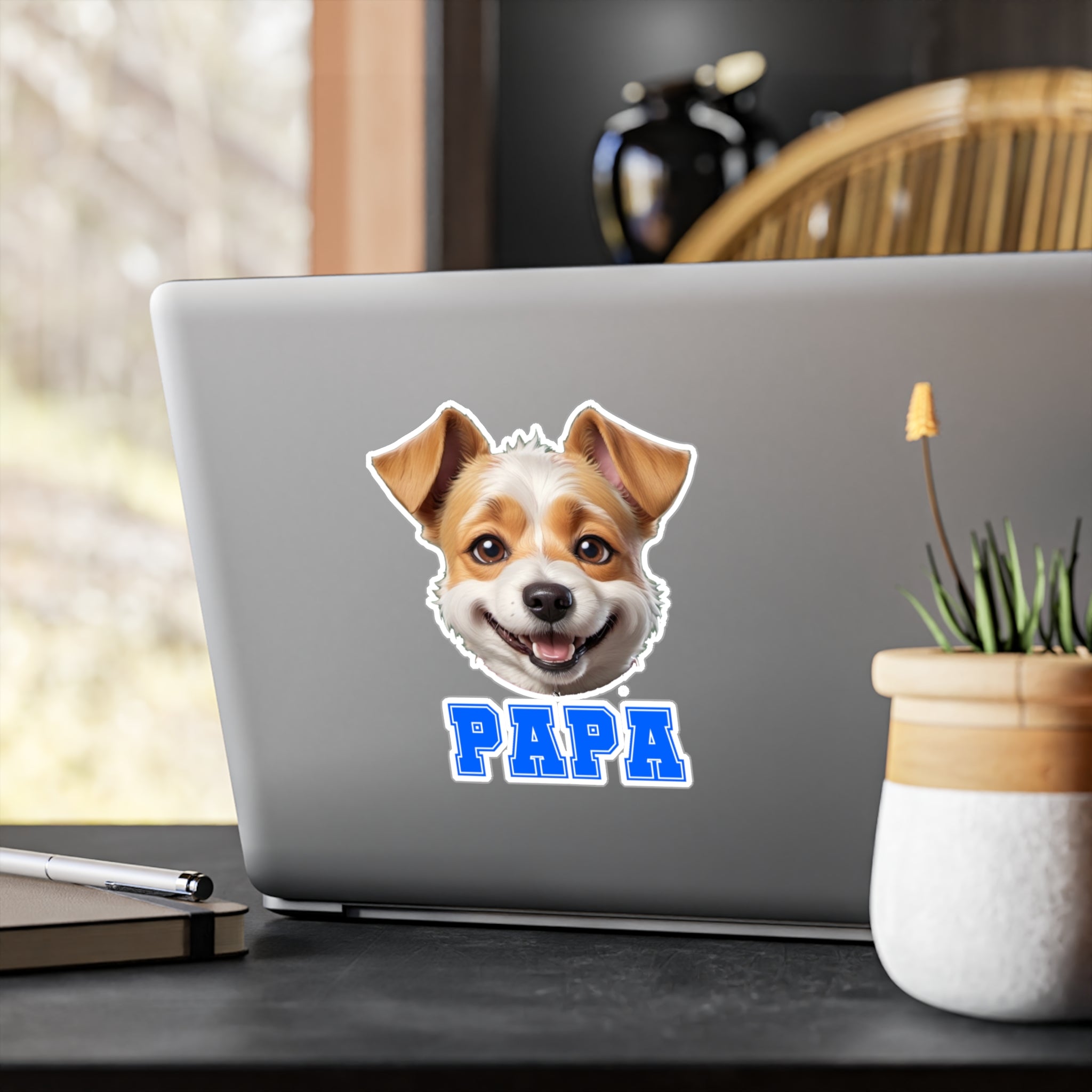 Terrier Papa Vinyl Decals