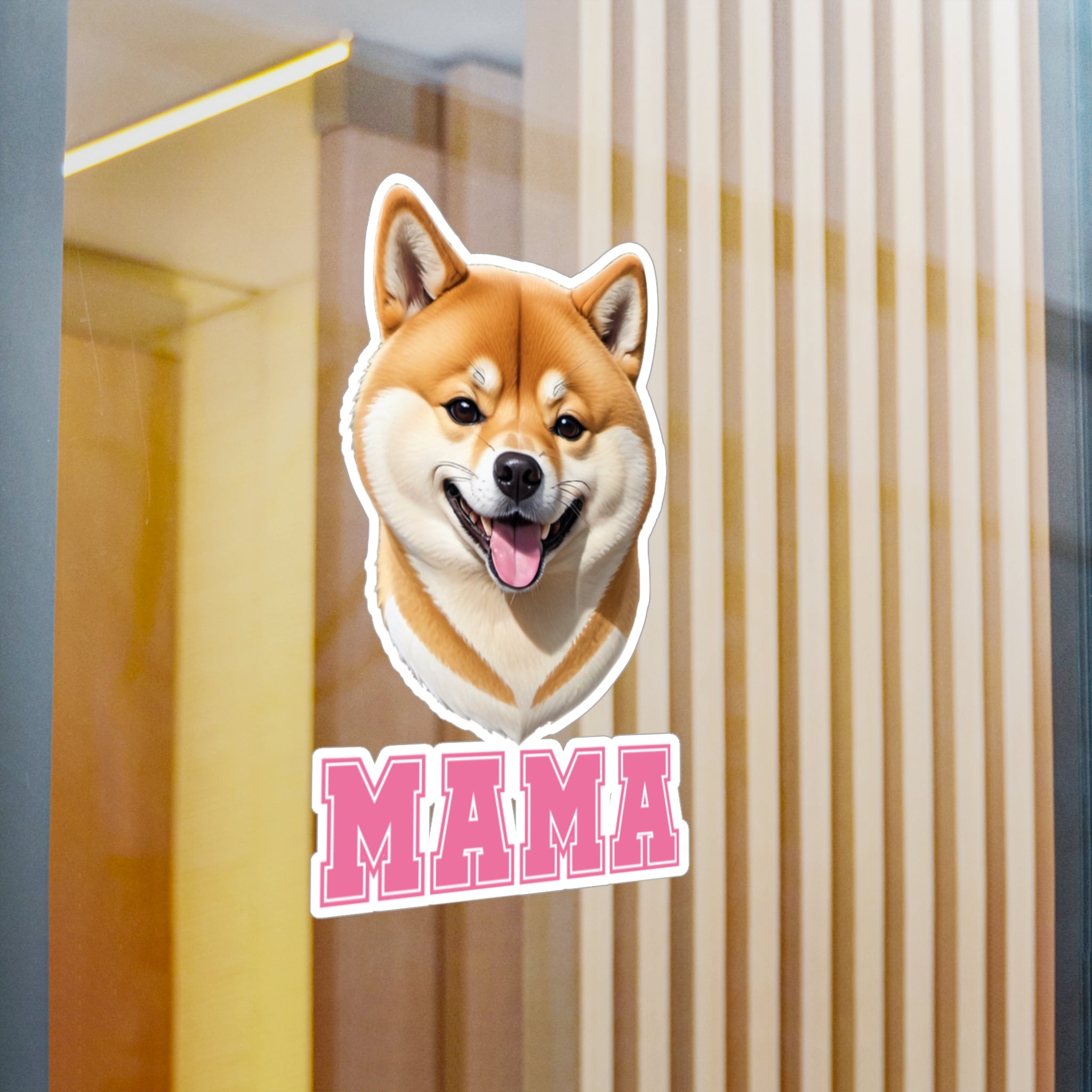 Shiba Inu Mama Vinyl Decals