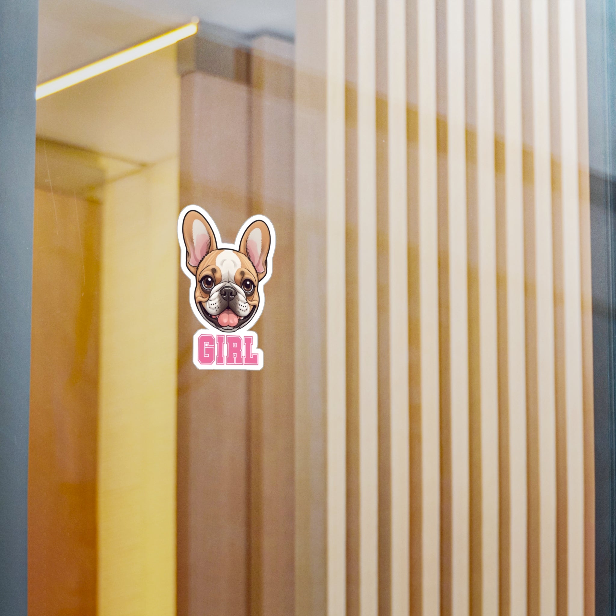 Frenchie Girl Vinyl Decals