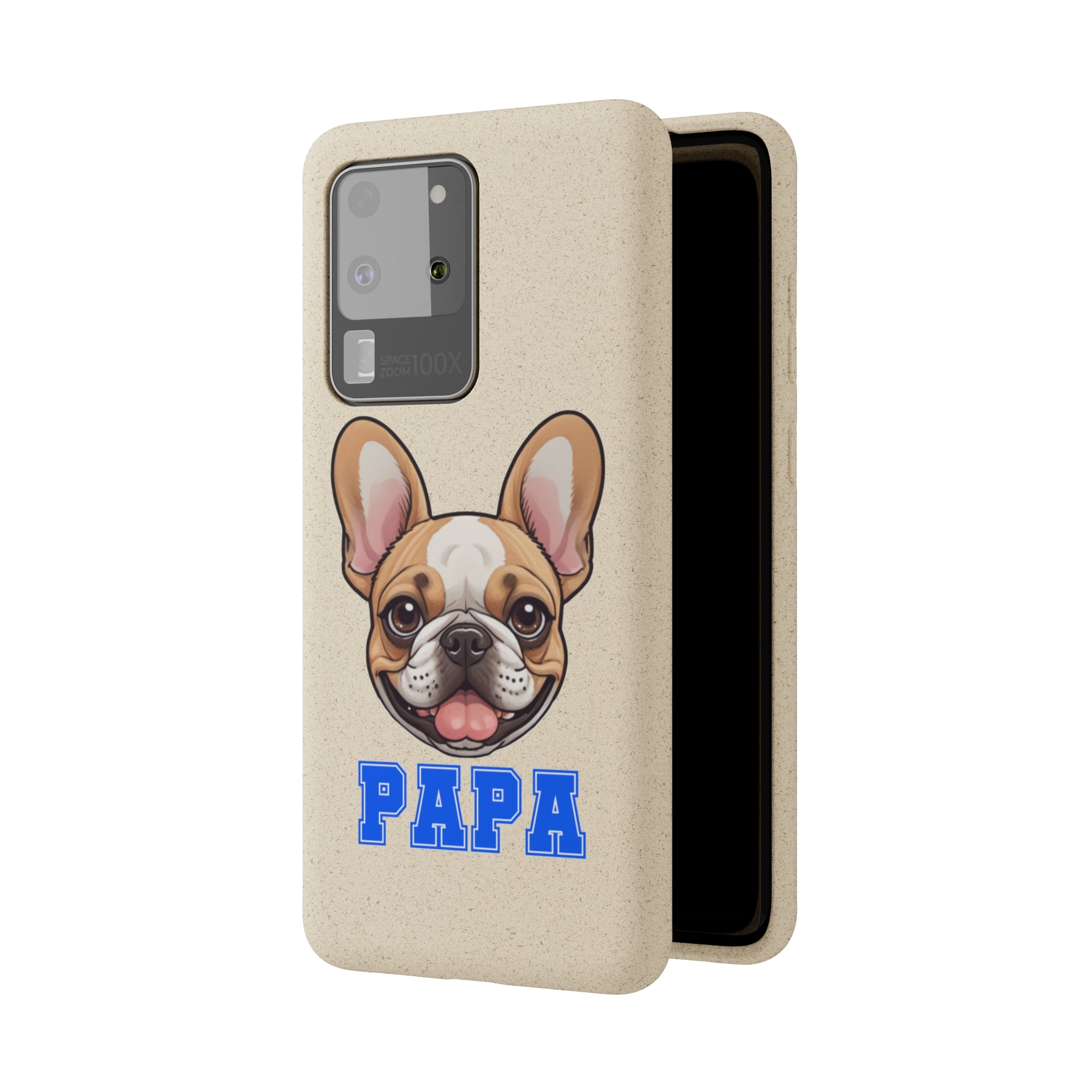 Biodegradable  Frenchie Papa Cases