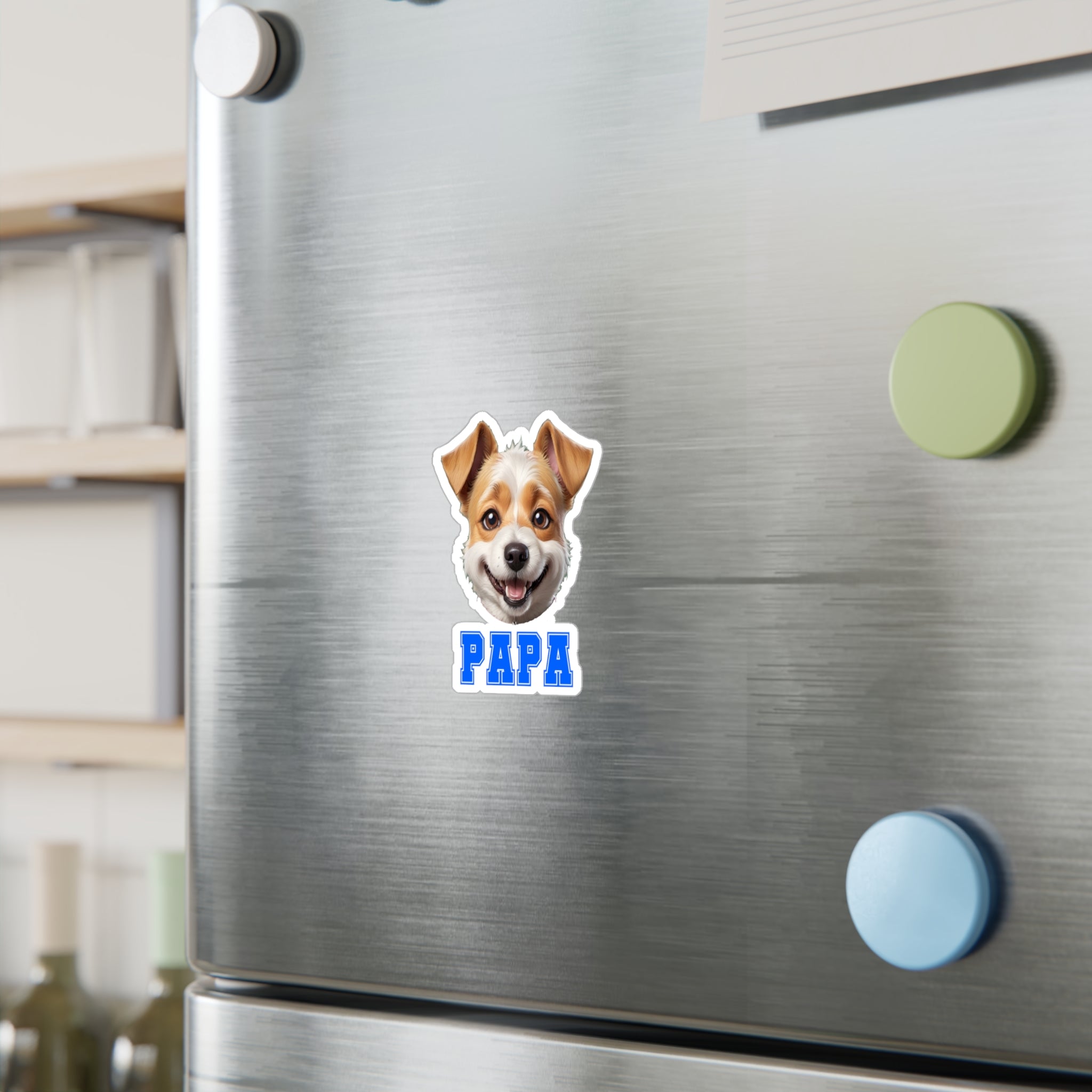 Terrier Papa Vinyl Decals