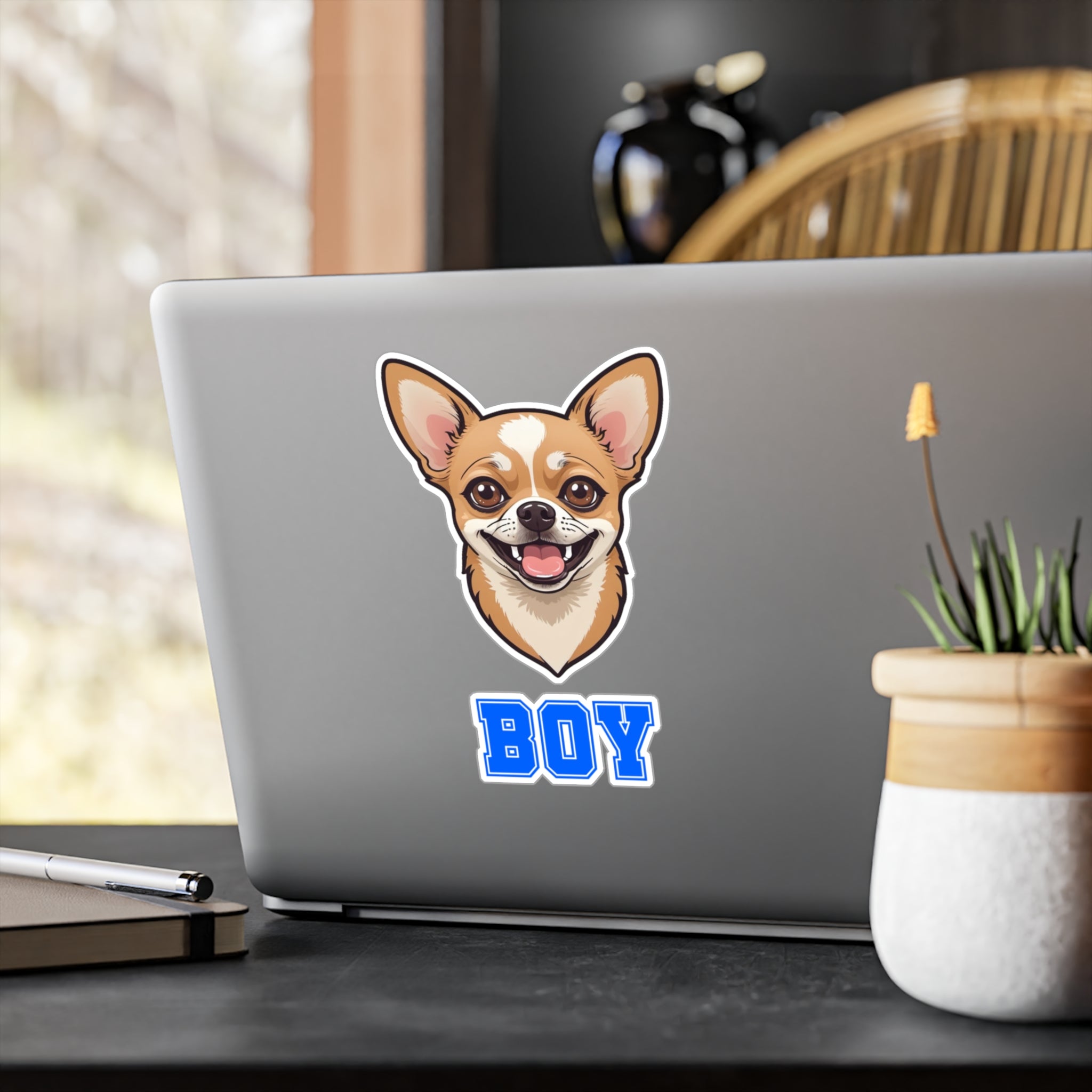 Chihuahua Boy Vinyl Decals