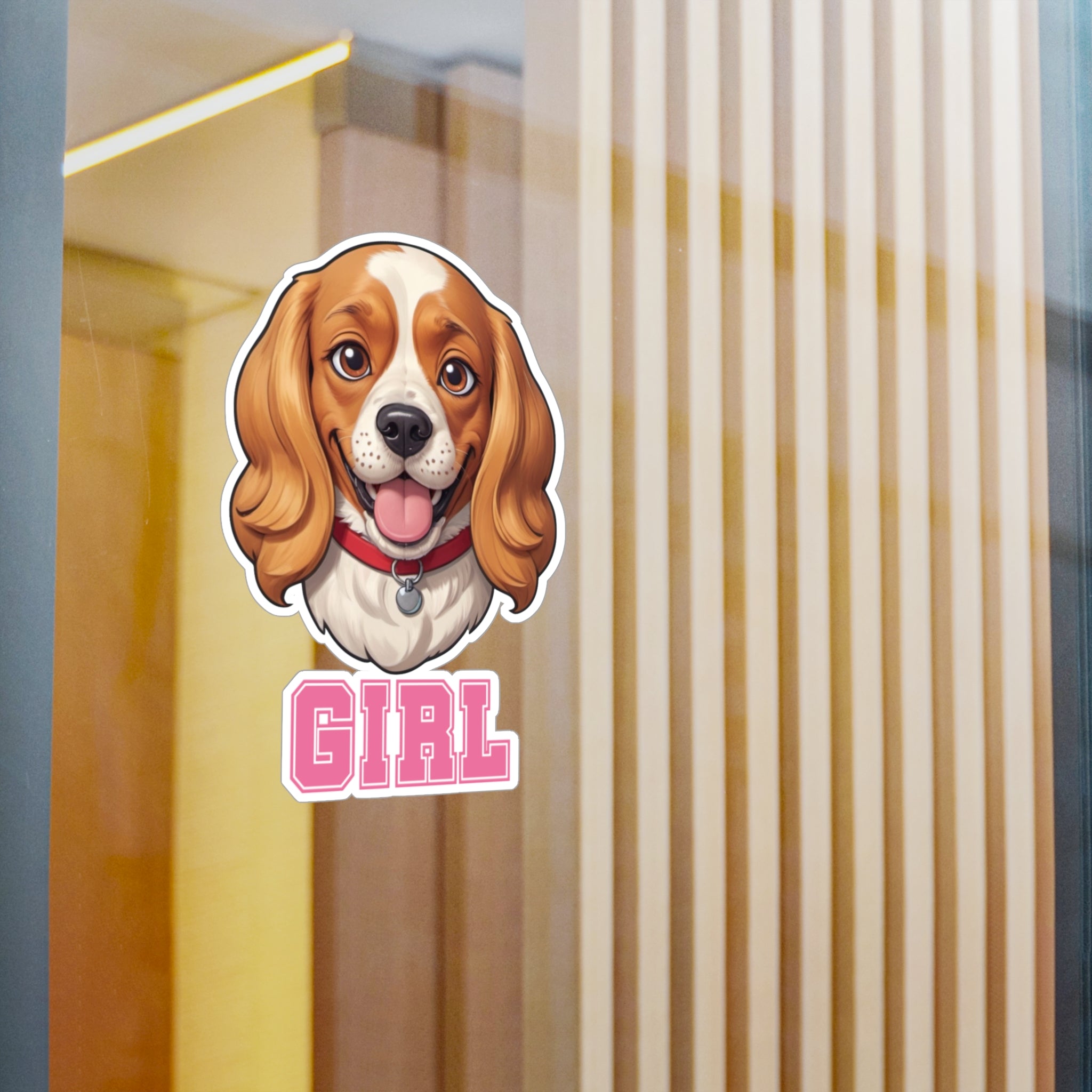 Cavalier - Cocker Girl Vinyl Decals