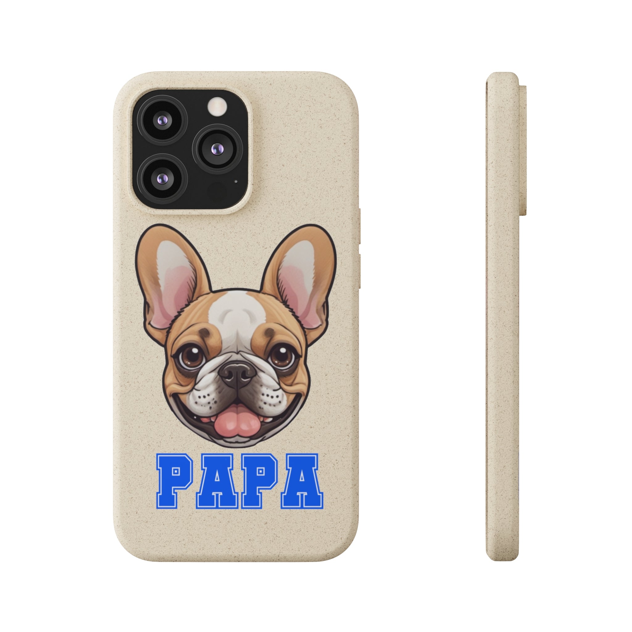 Biodegradable  Frenchie Papa Cases