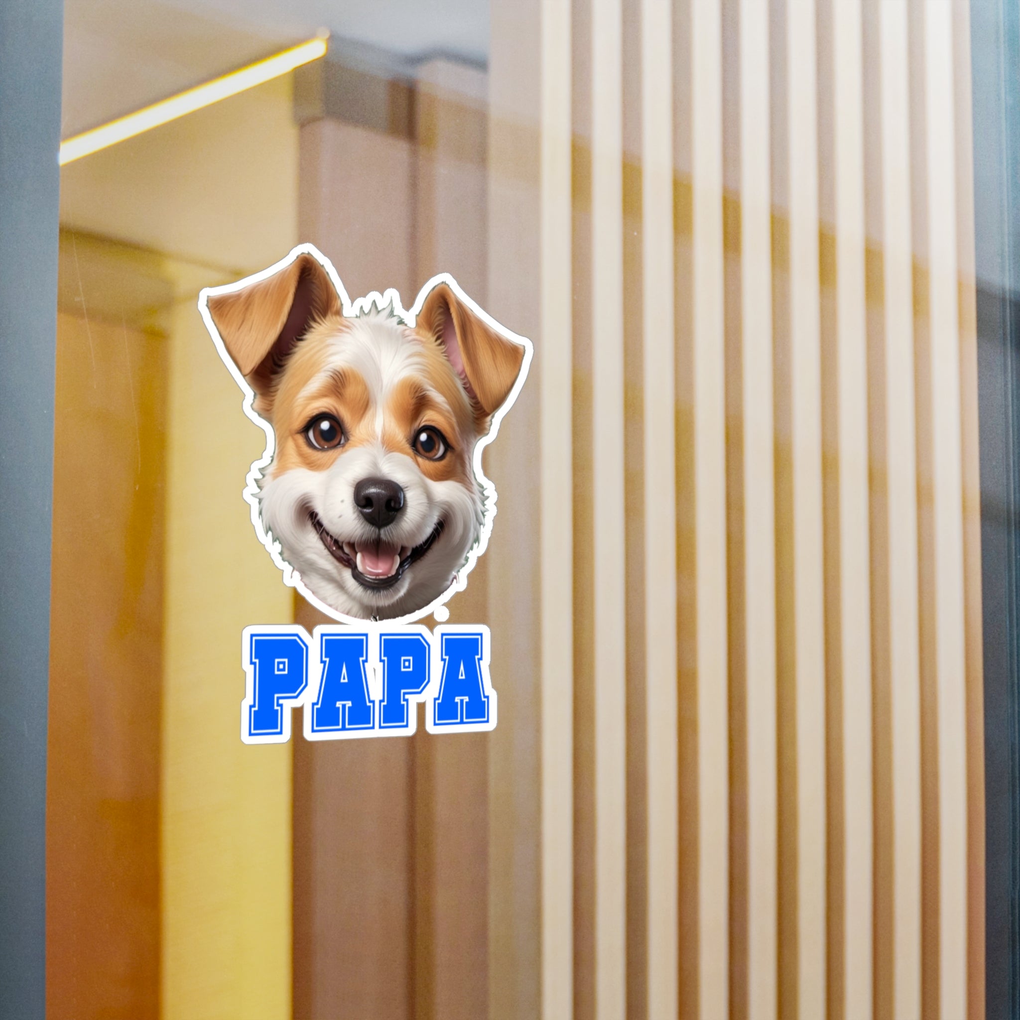 Terrier Papa Vinyl Decals