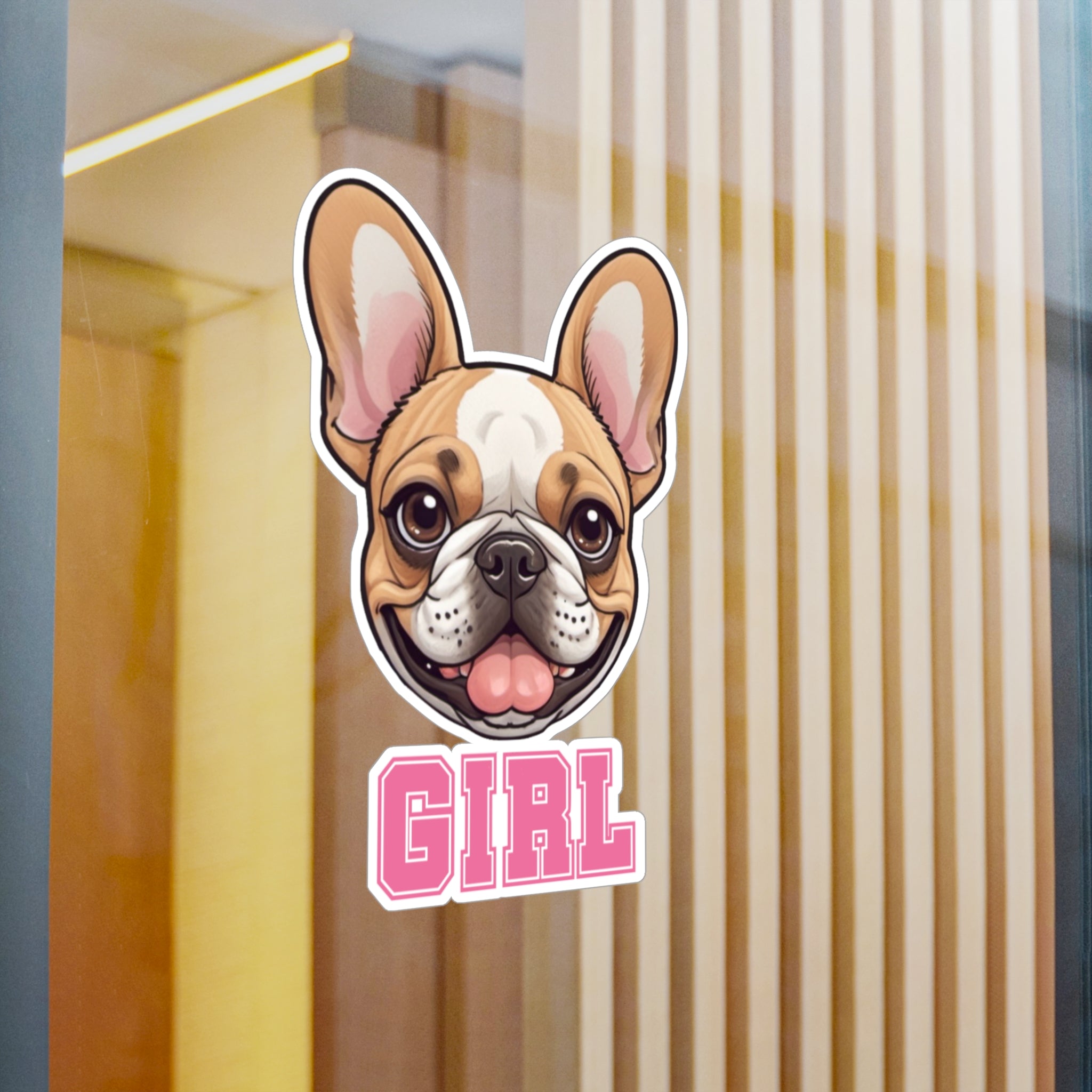 Frenchie Girl Vinyl Decals