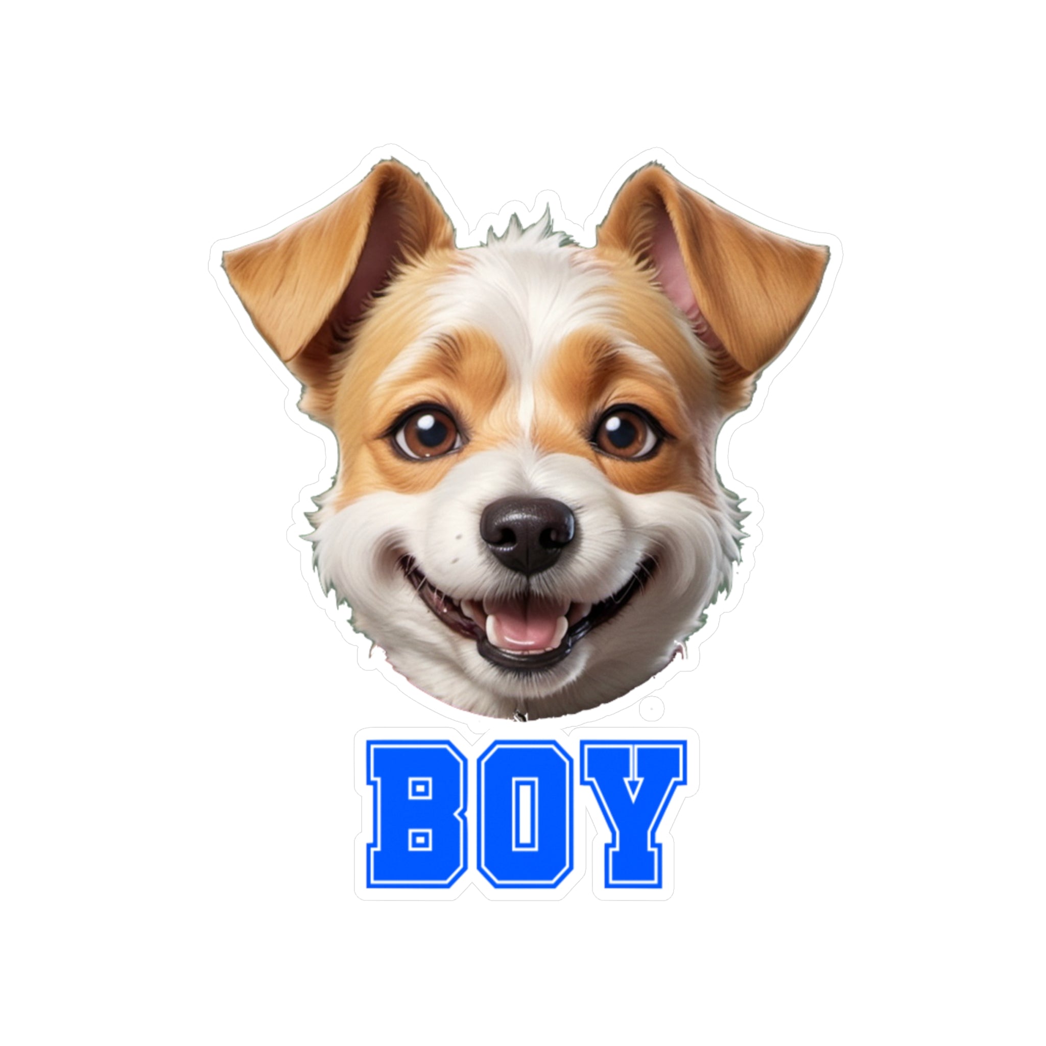 Terrier Boy Vinyl Decals