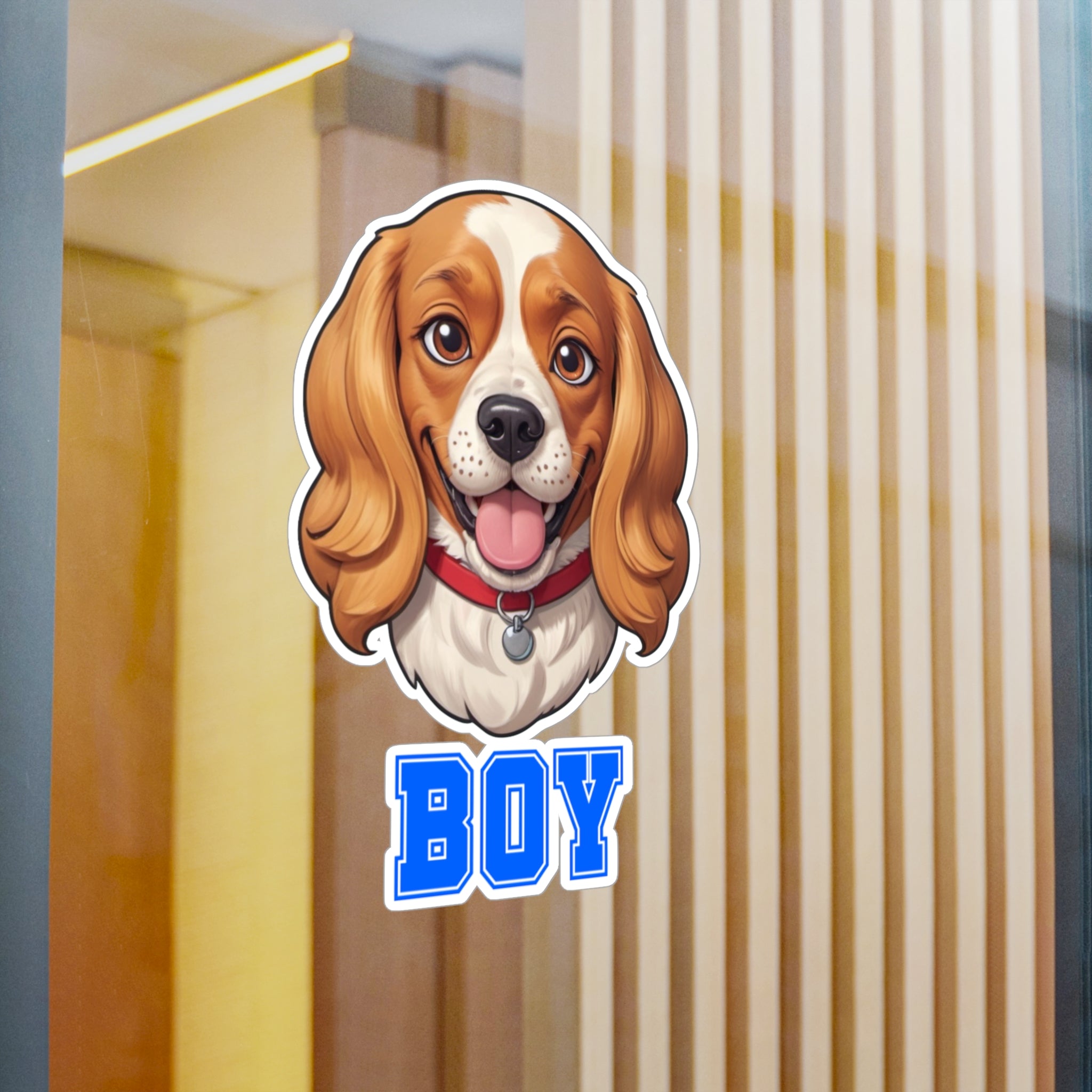 Cavalier - Cocker Boy Vinyl Decals