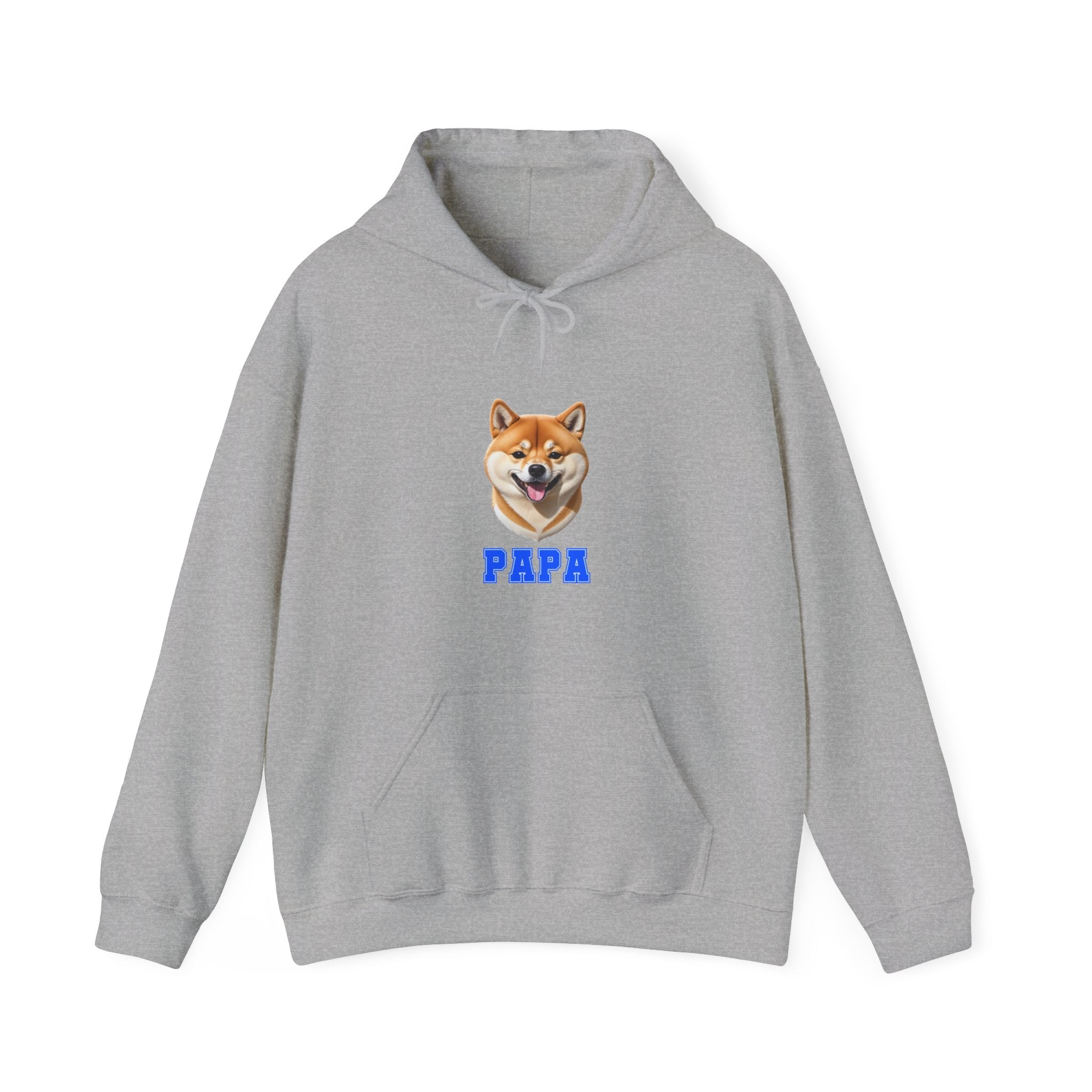 Shiba Inu Papa Heavy Blend™ Hooded Sweatshirt