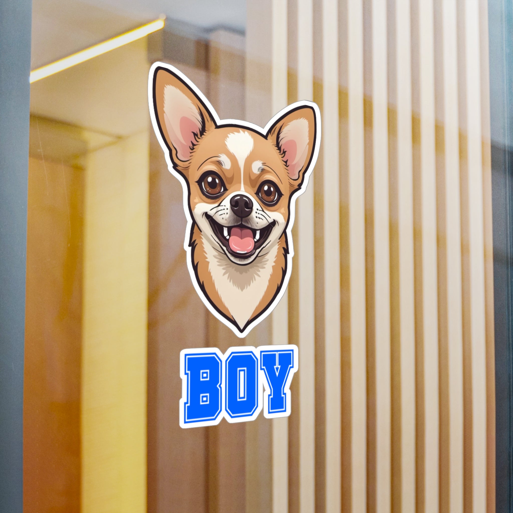 Chihuahua Boy Vinyl Decals