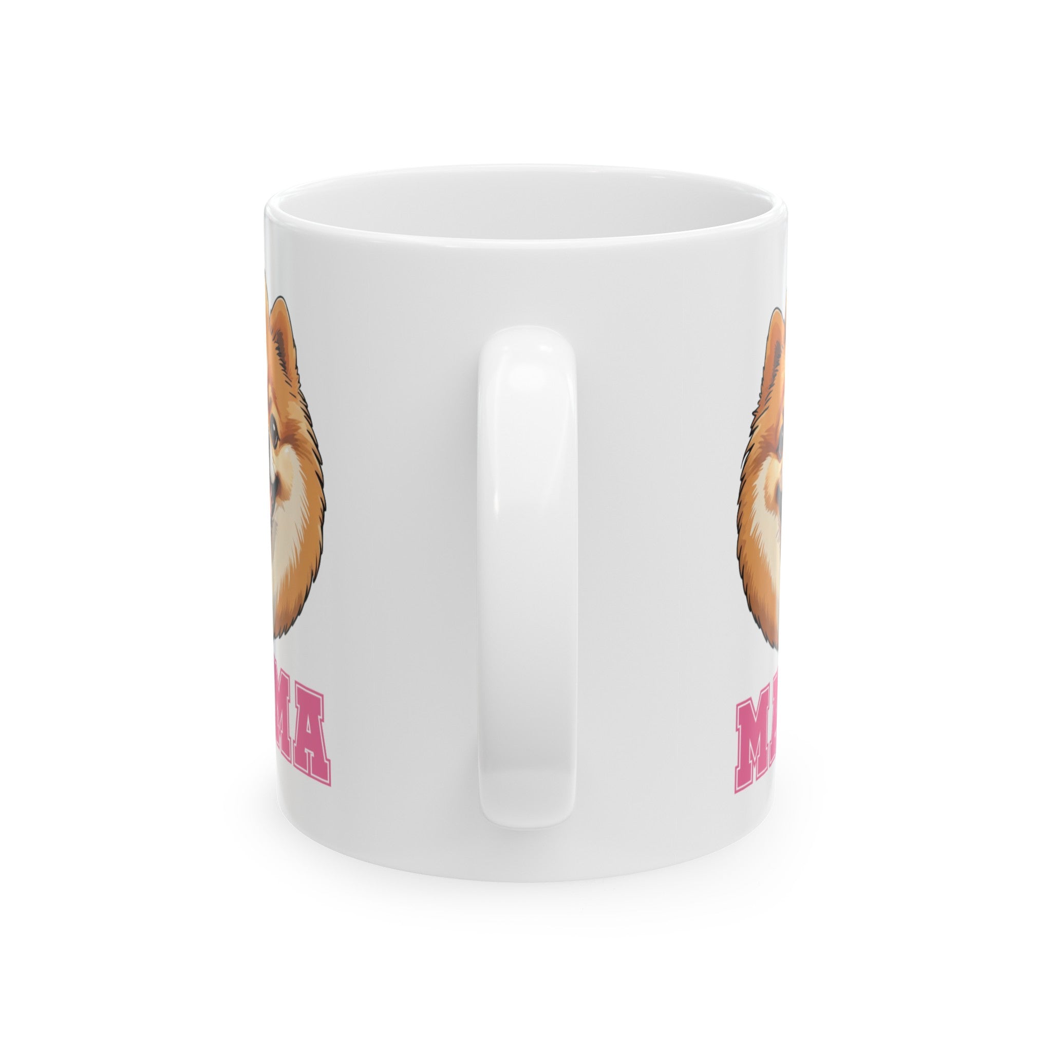 Pomeranian Mama Ceramic Mug, (11oz, 15oz)