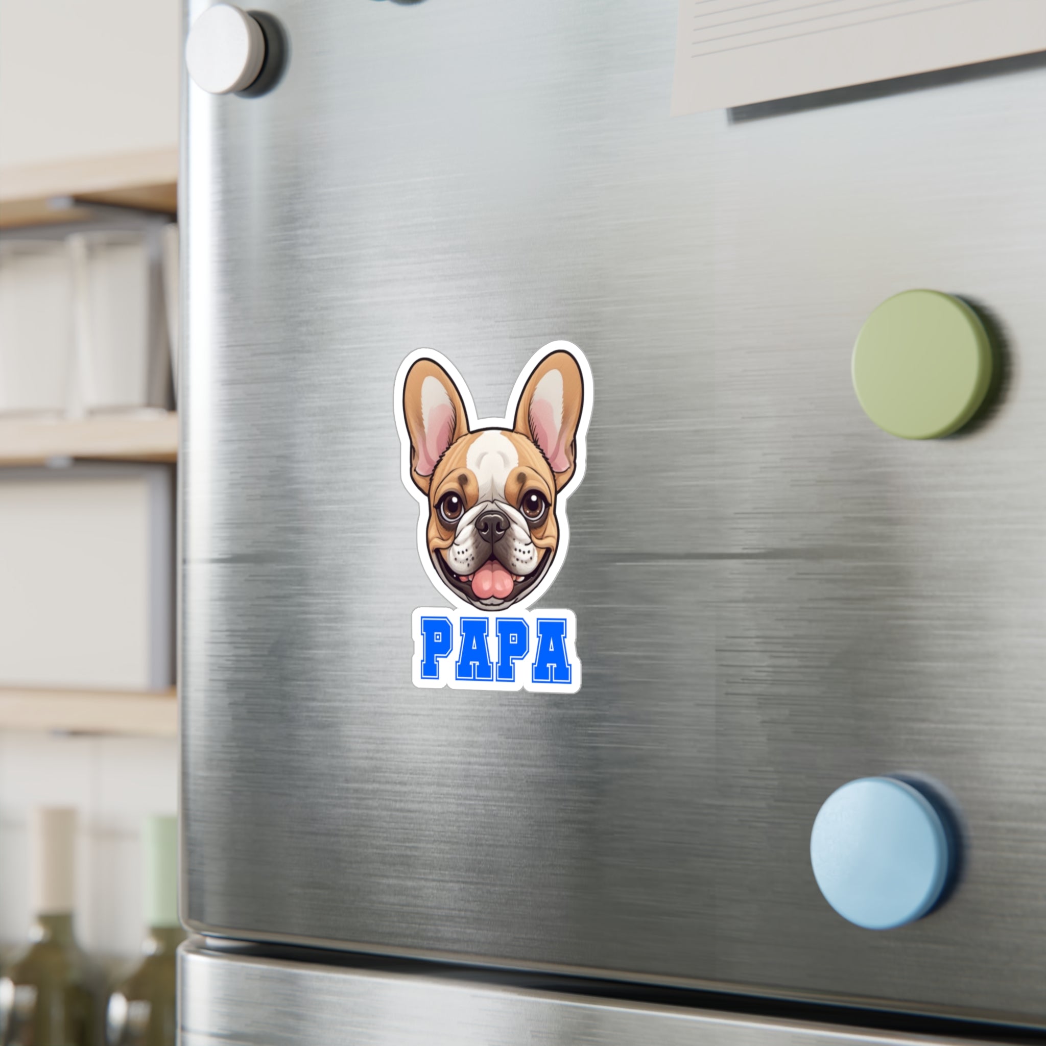 Frenchie Papa Vinyl Decals