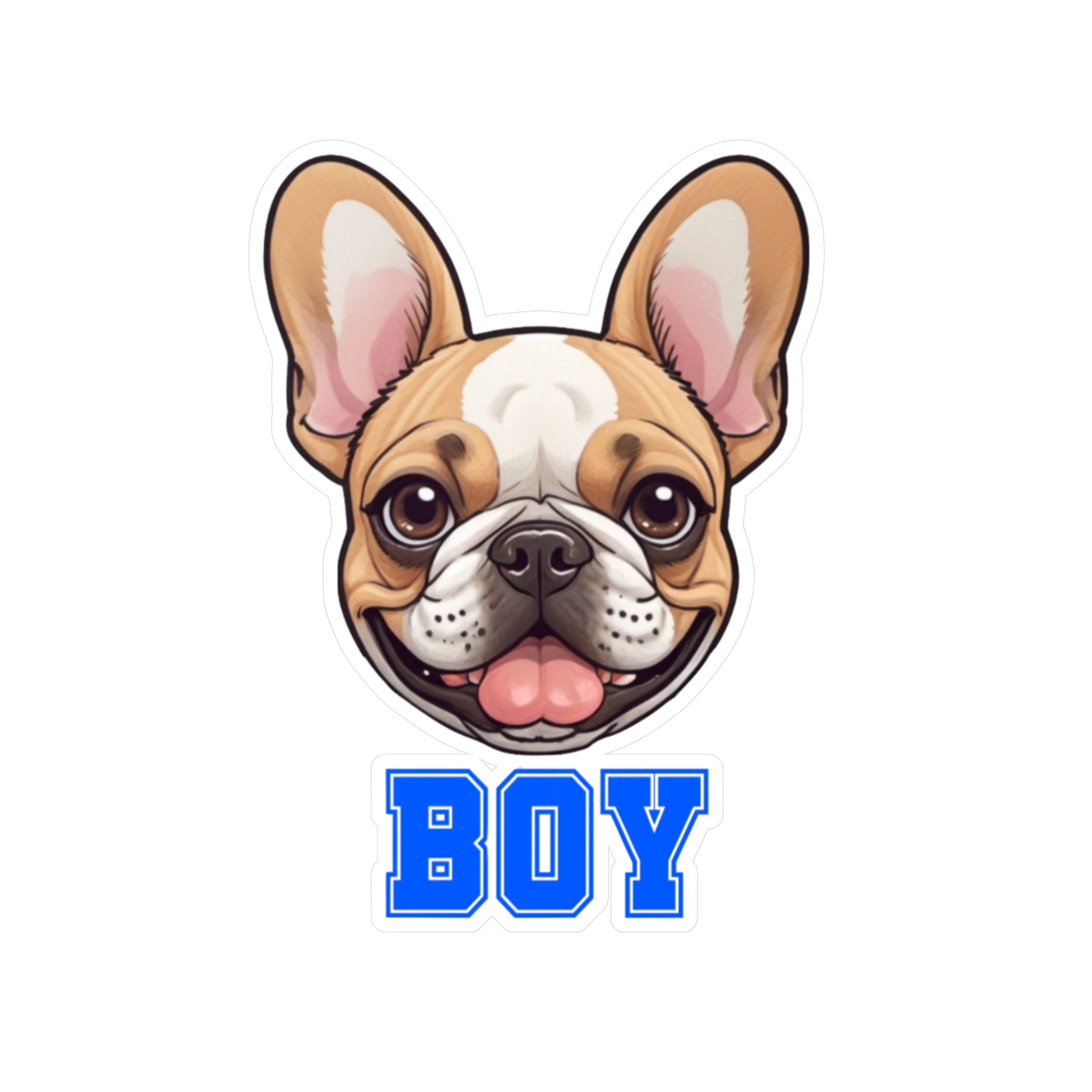 Frenchie Boy Vinyl Decals