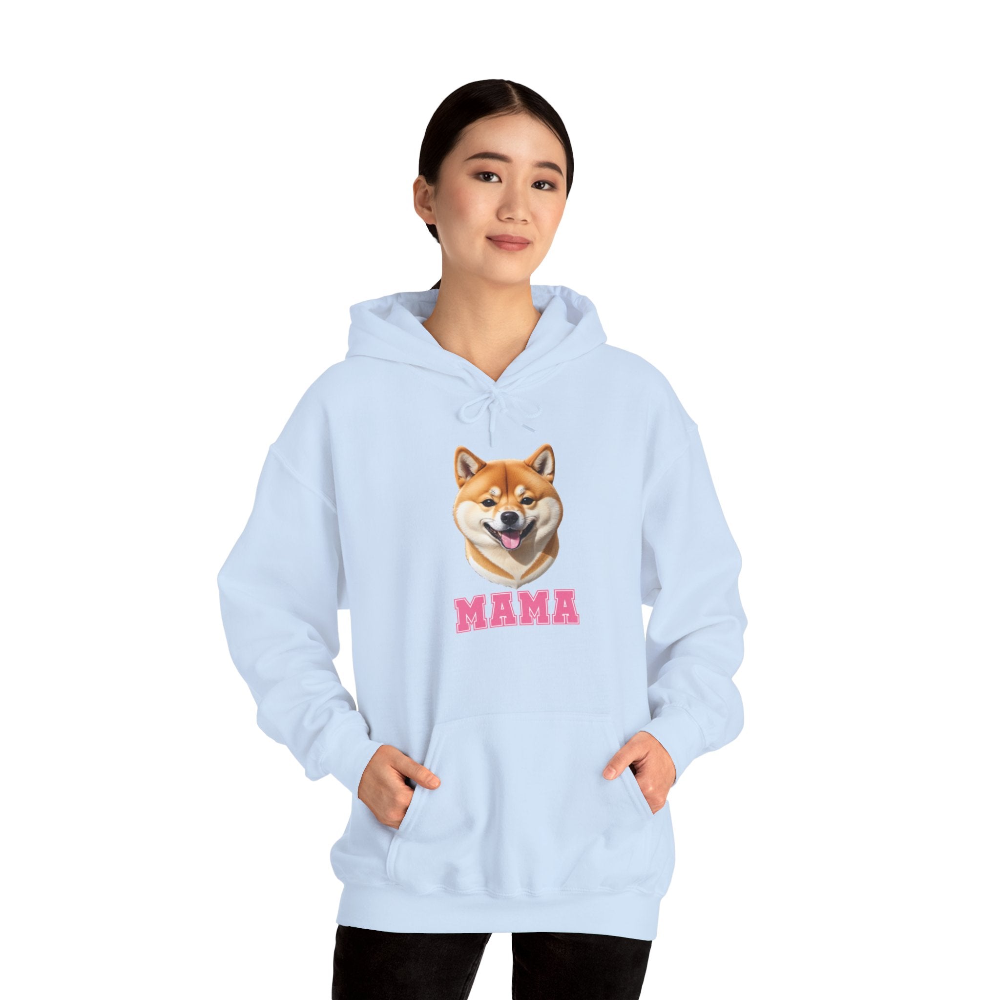 Shiba Inu Mama Heavy Blend™ Hooded Sweatshirt