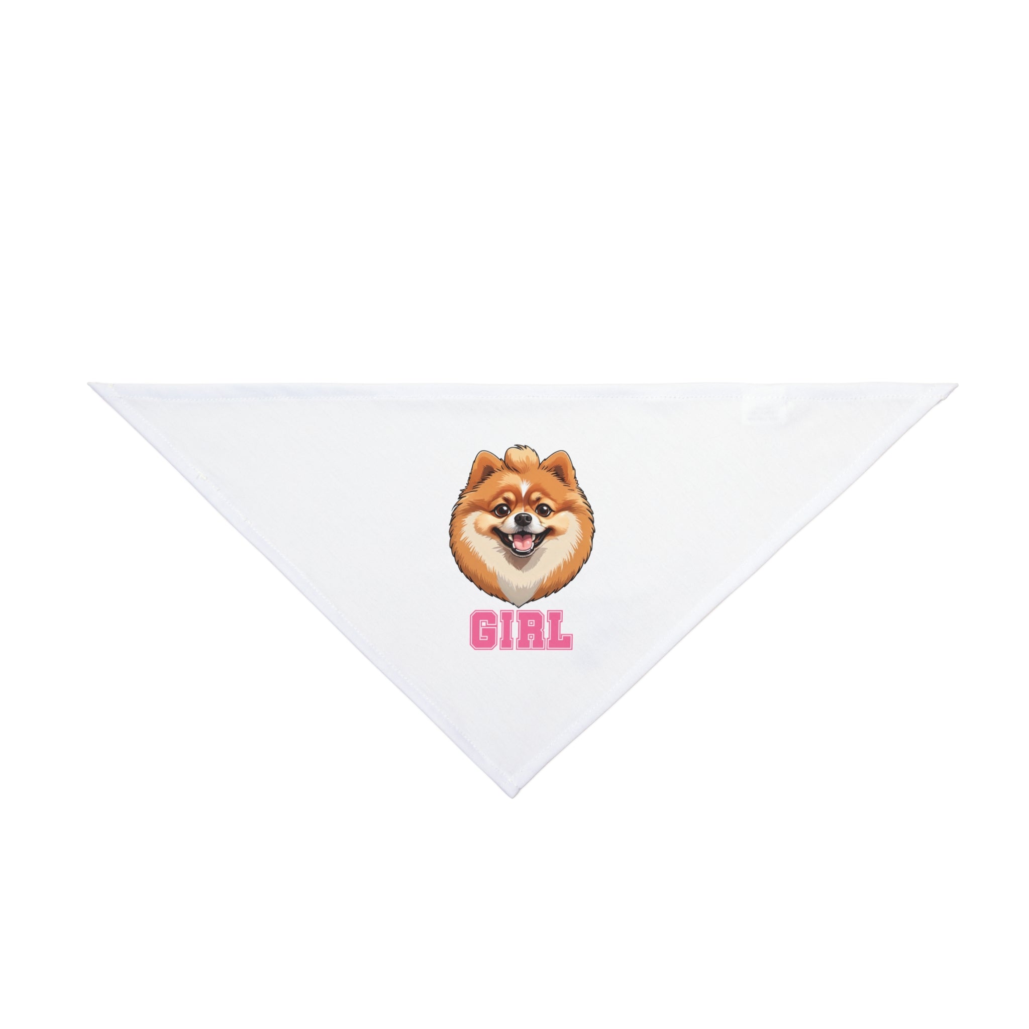 Pomeranian Girl Bandana