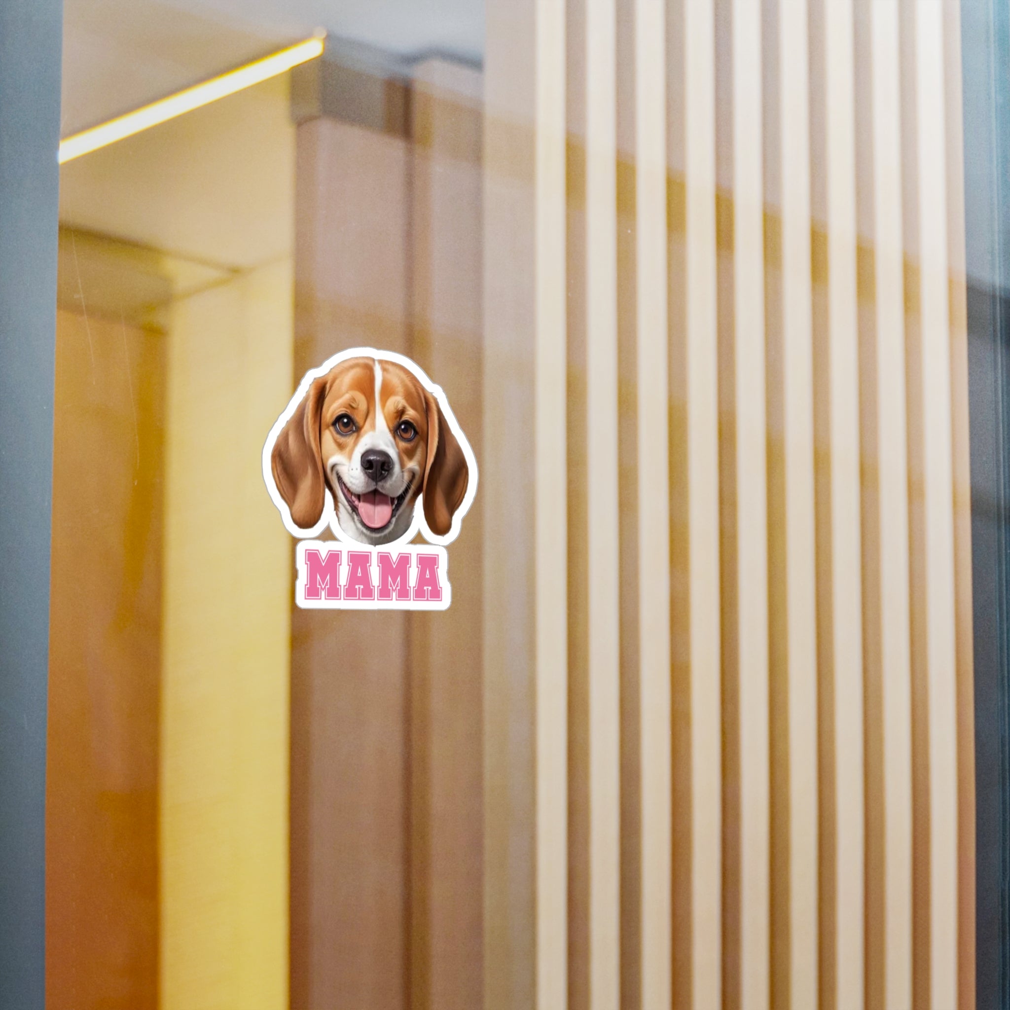 Beagle Mama Vinyl Decals