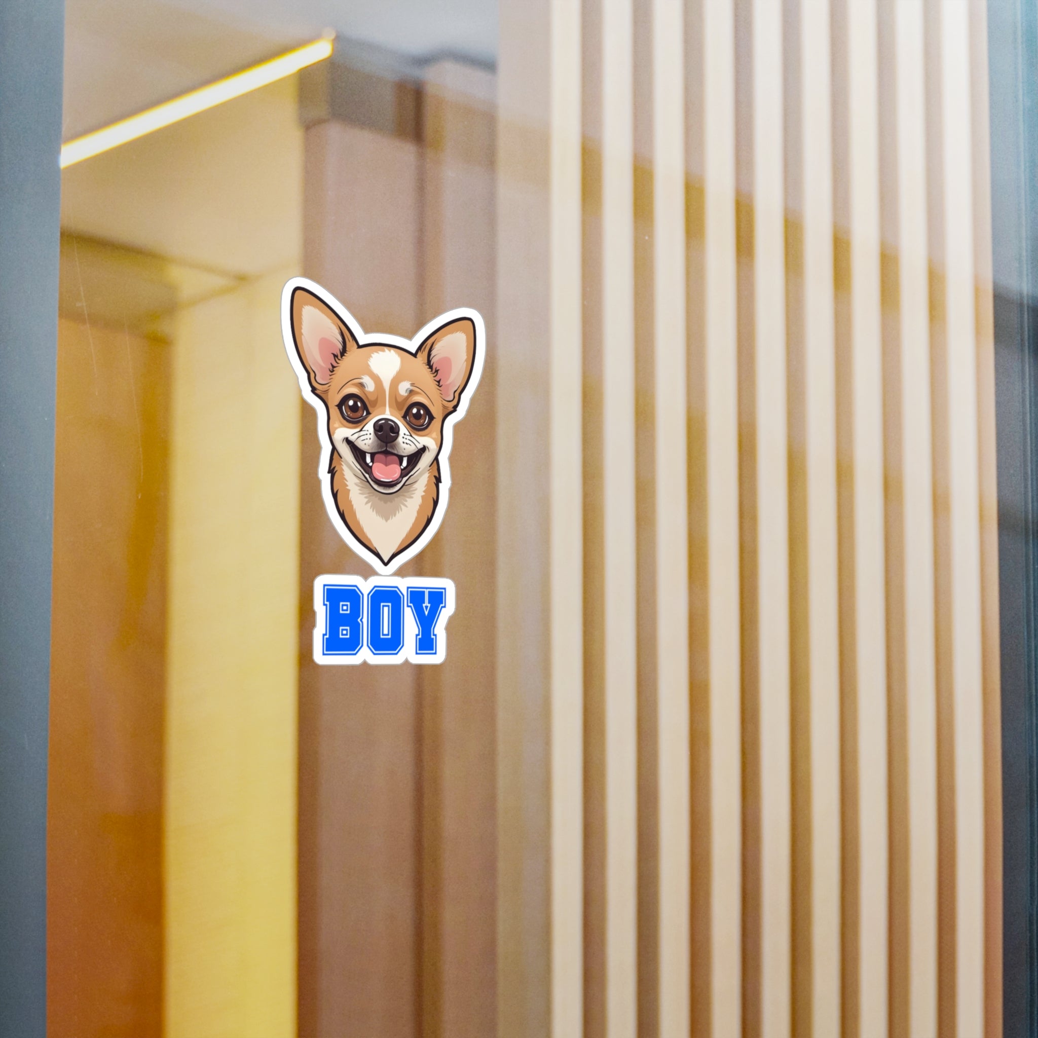 Chihuahua Boy Vinyl Decals