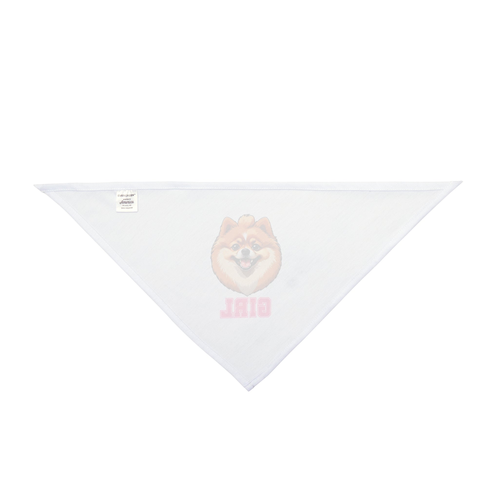 Pomeranian Girl Bandana