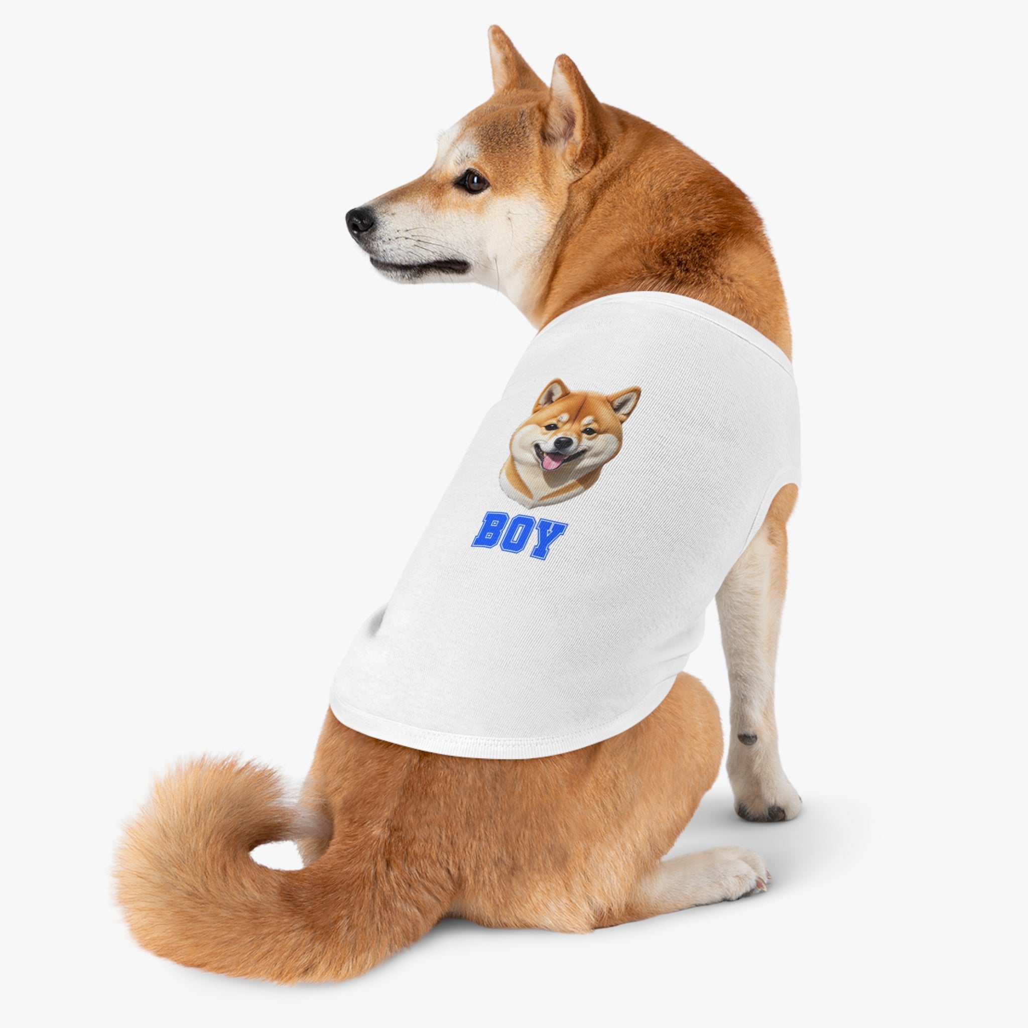 Shiba Inu Boy Tank Top