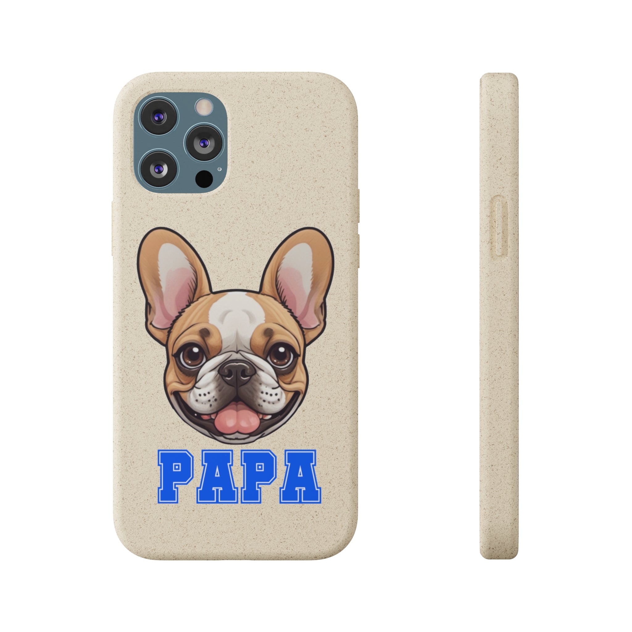 Biodegradable  Frenchie Papa Cases