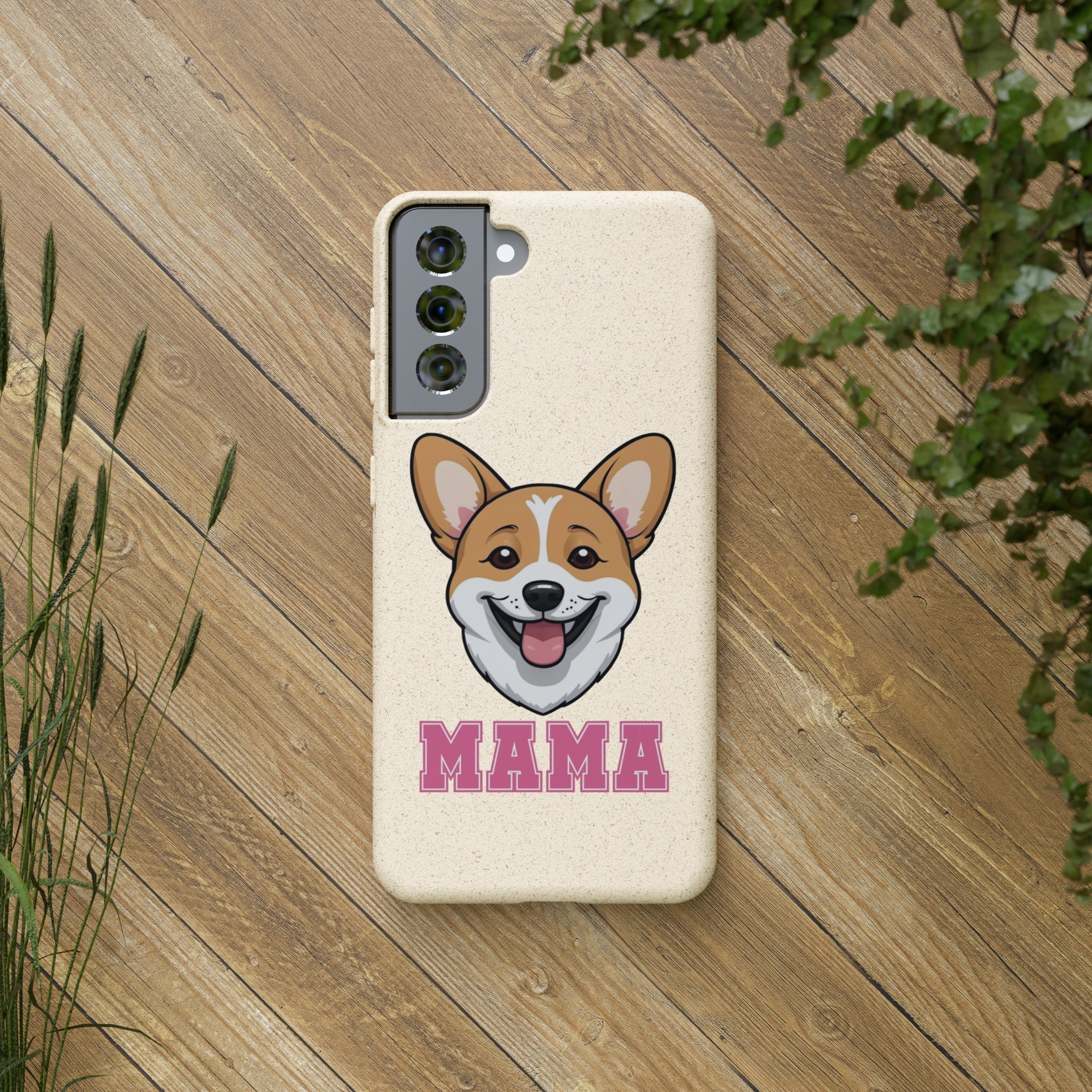 Biodegradable  Corgi Mama Cases