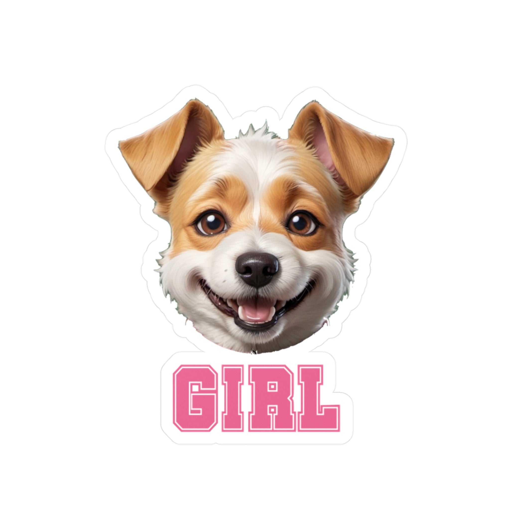 Terrier Girl Vinyl Decals