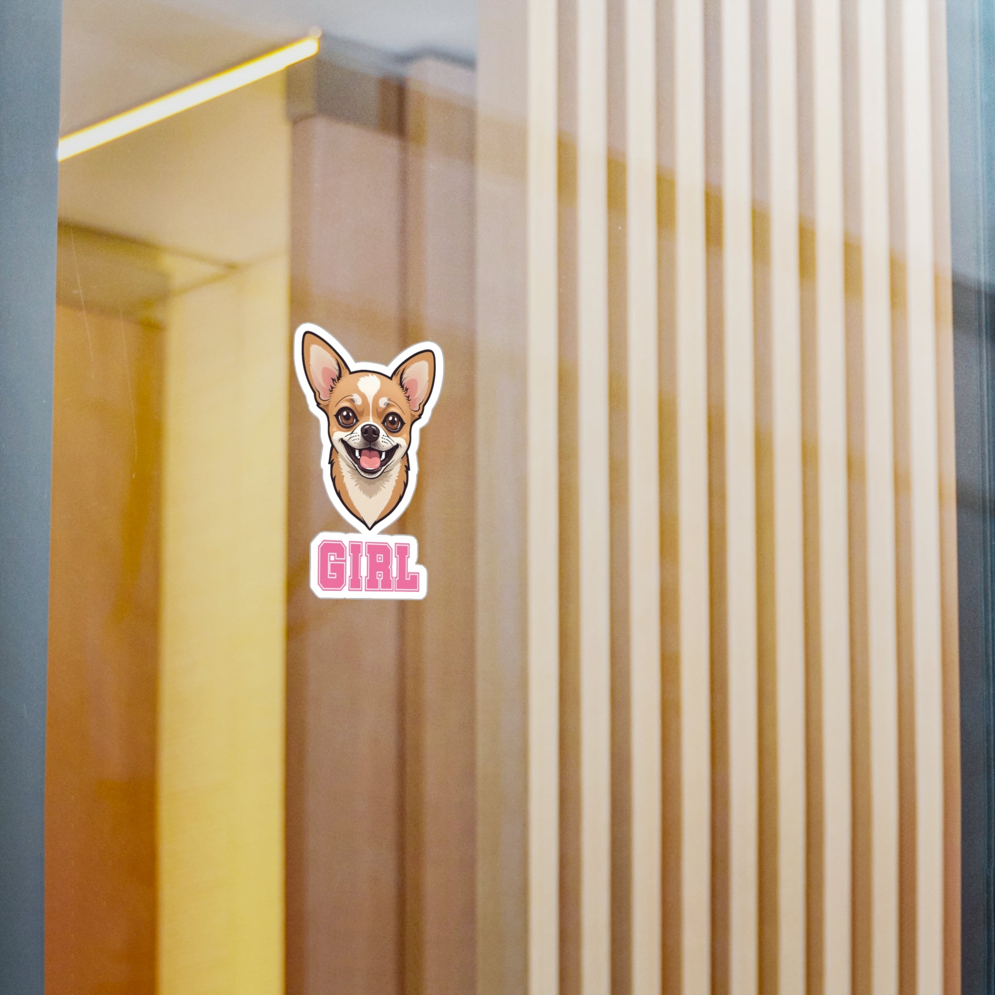 Chihuahua Girl Vinyl Decals