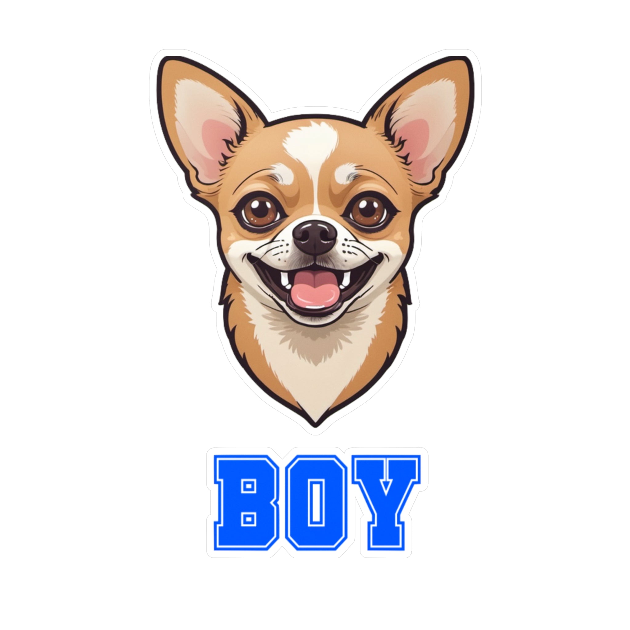 Chihuahua Boy Vinyl Decals