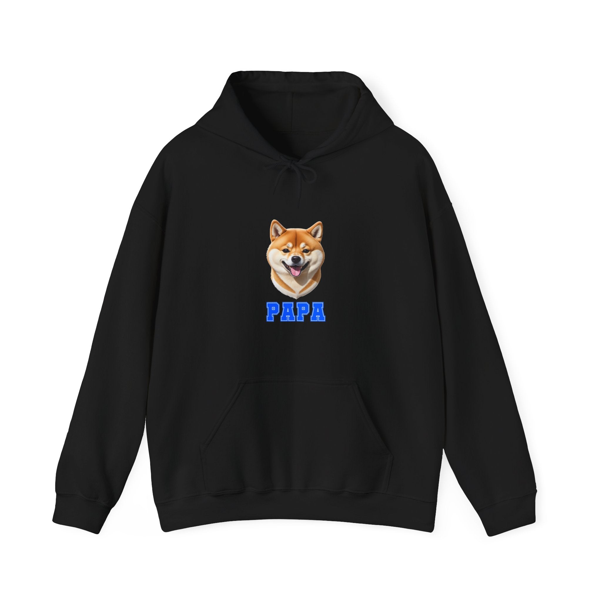 Shiba Inu Papa Heavy Blend™ Hooded Sweatshirt