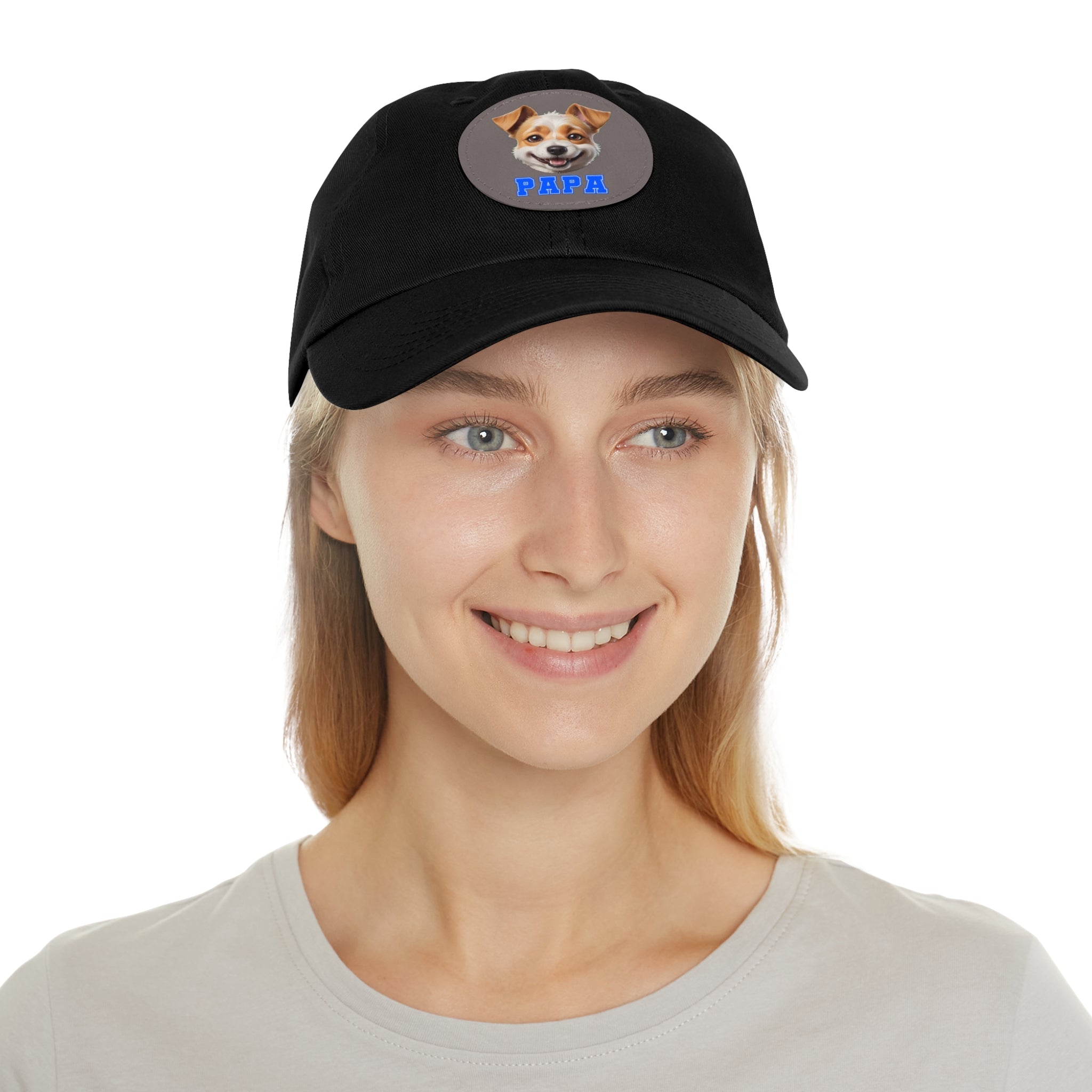 Terrier Papa Hat with Patch