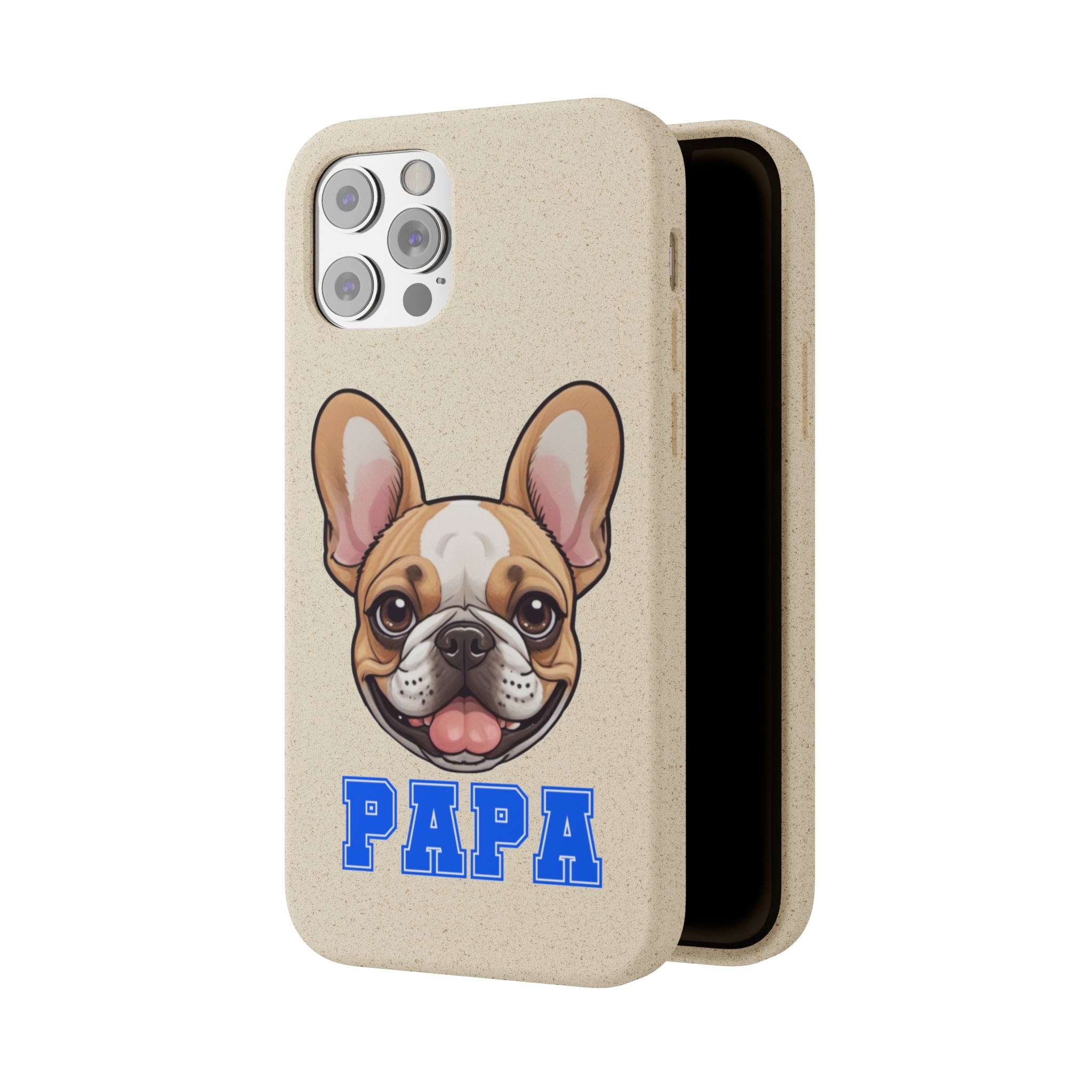 Biodegradable  Frenchie Papa Cases