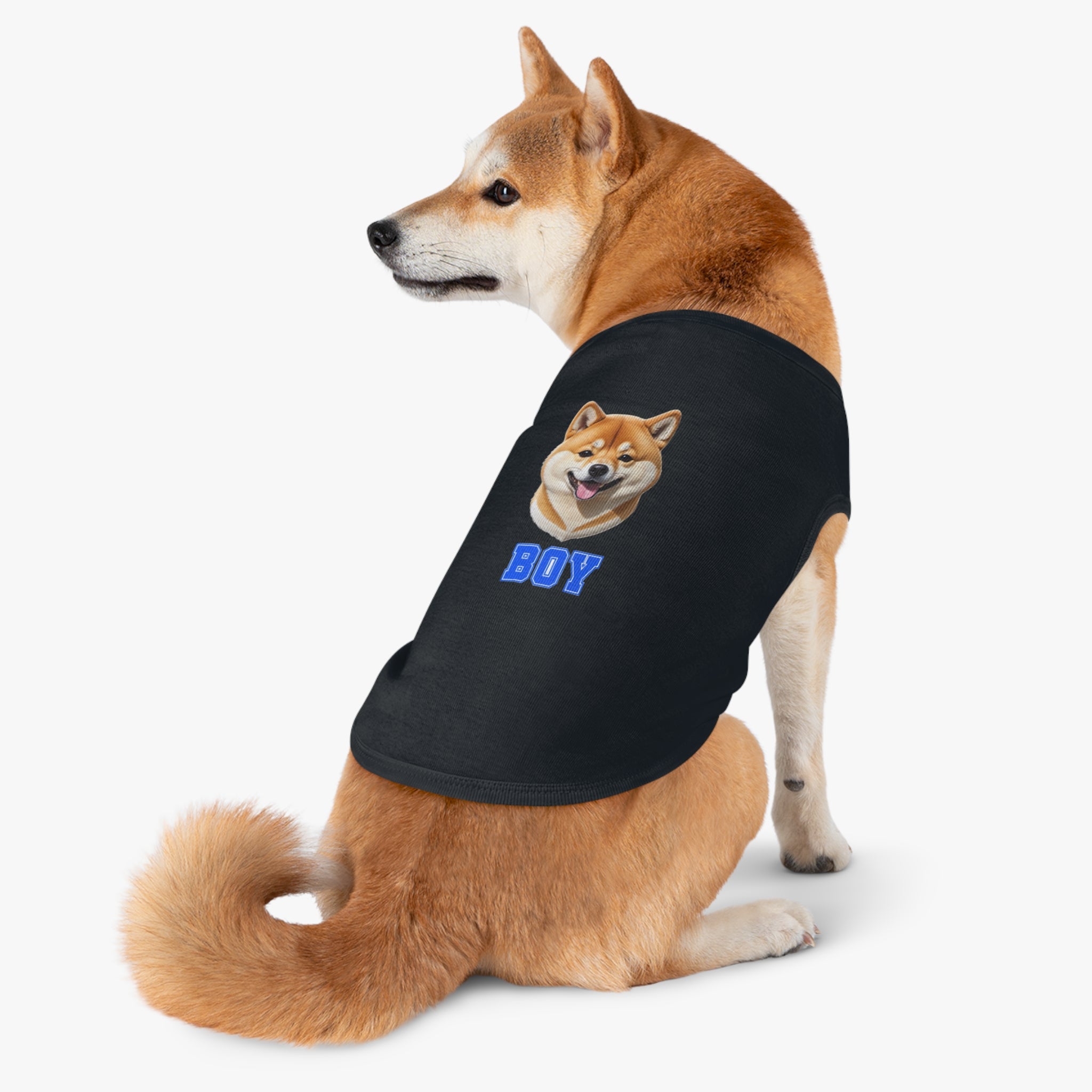 Shiba Inu Boy Tank Top