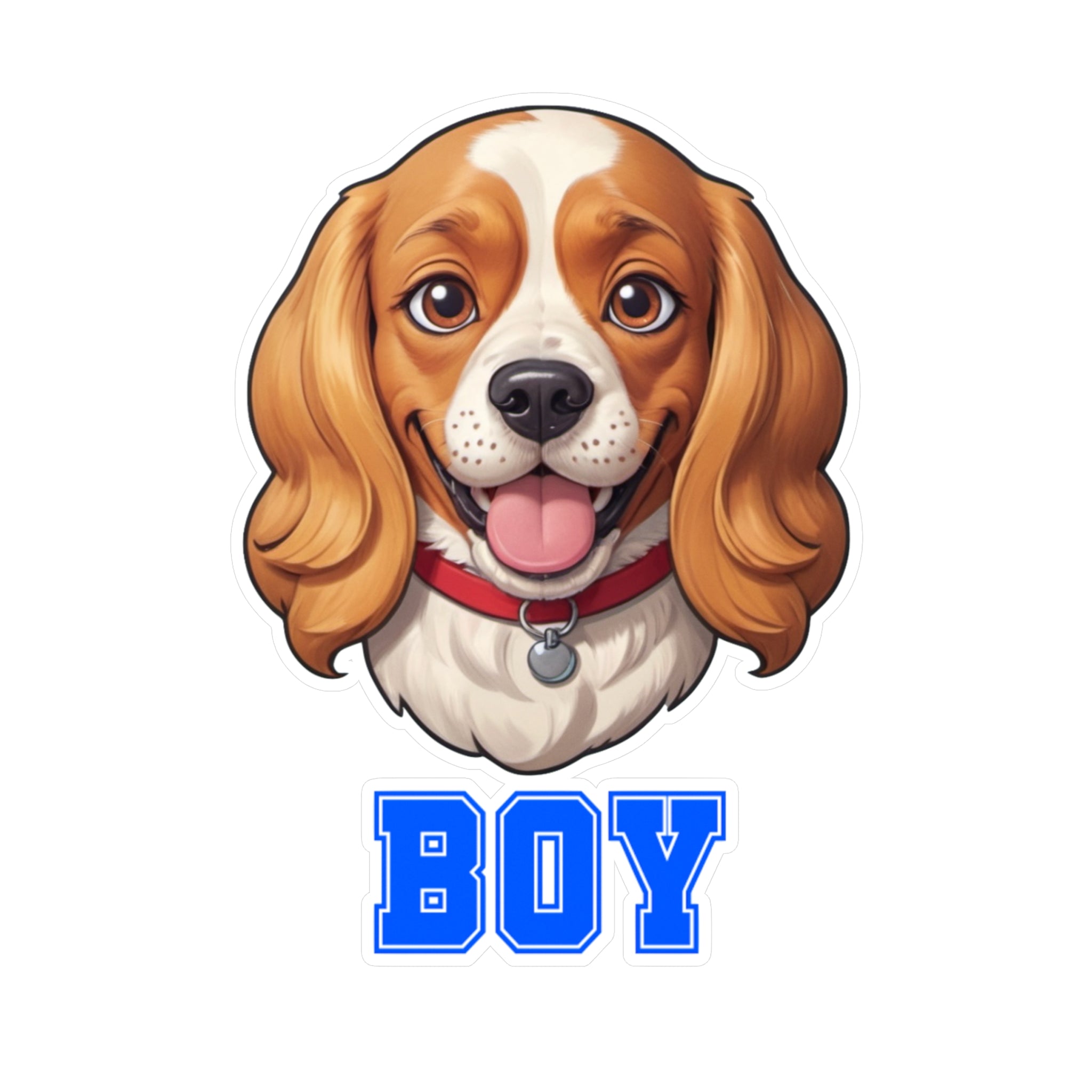 Cavalier - Cocker Boy Vinyl Decals