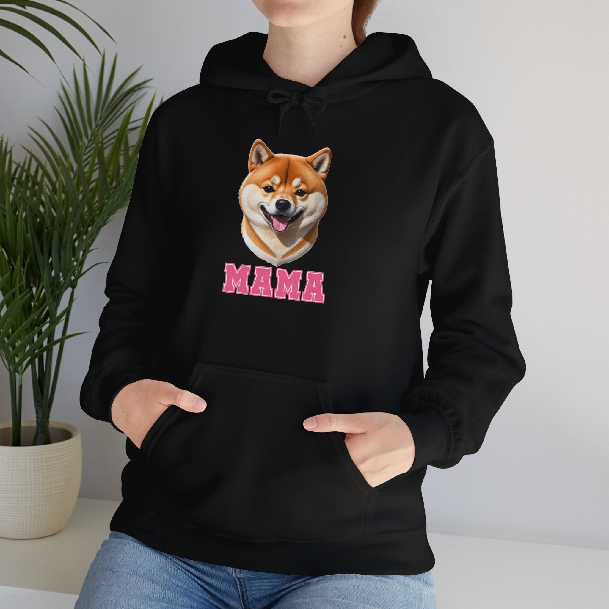 Shiba Inu Mama Heavy Blend™ Hooded Sweatshirt