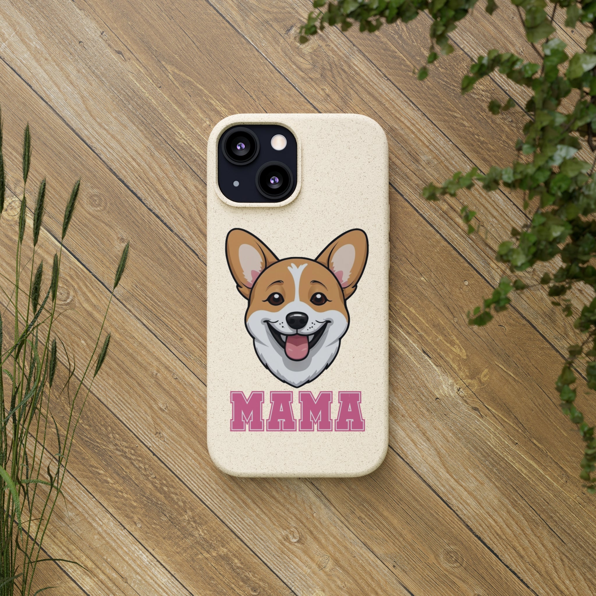 Biodegradable  Corgi Mama Cases