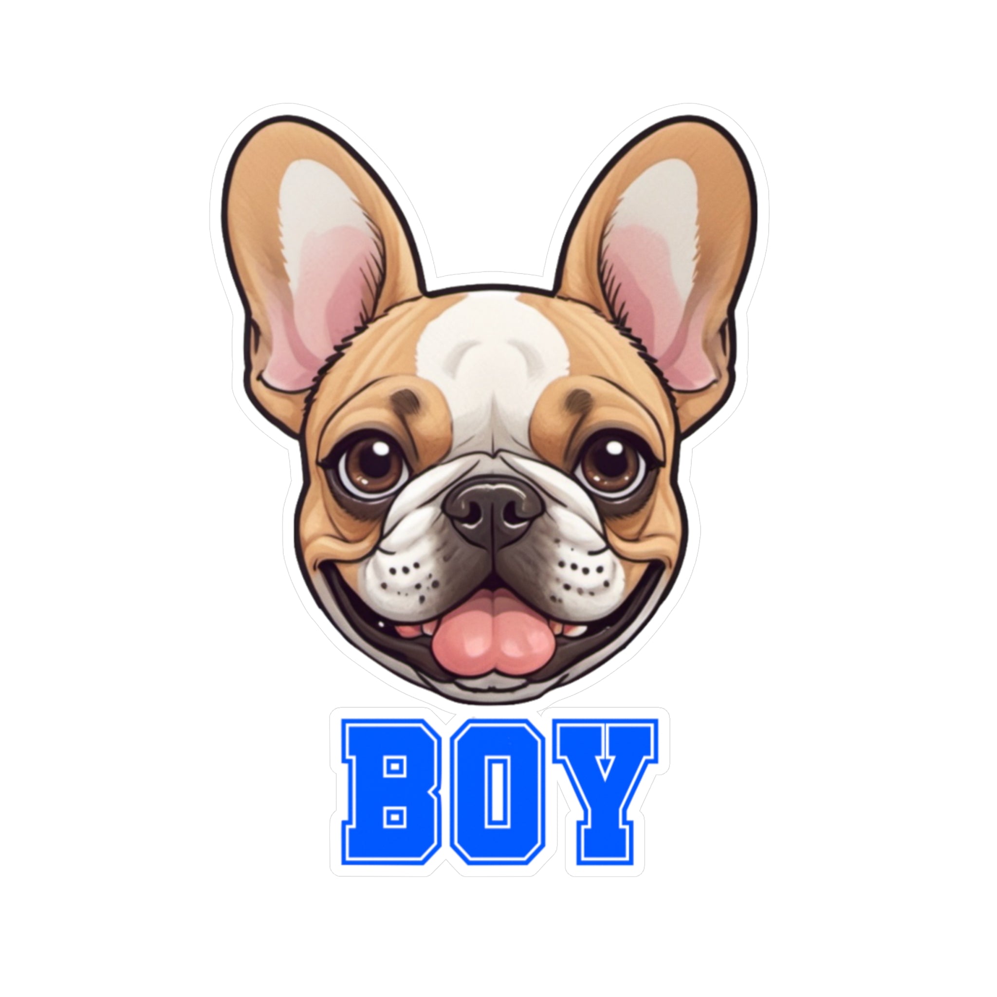 Frenchie Boy Vinyl Decals