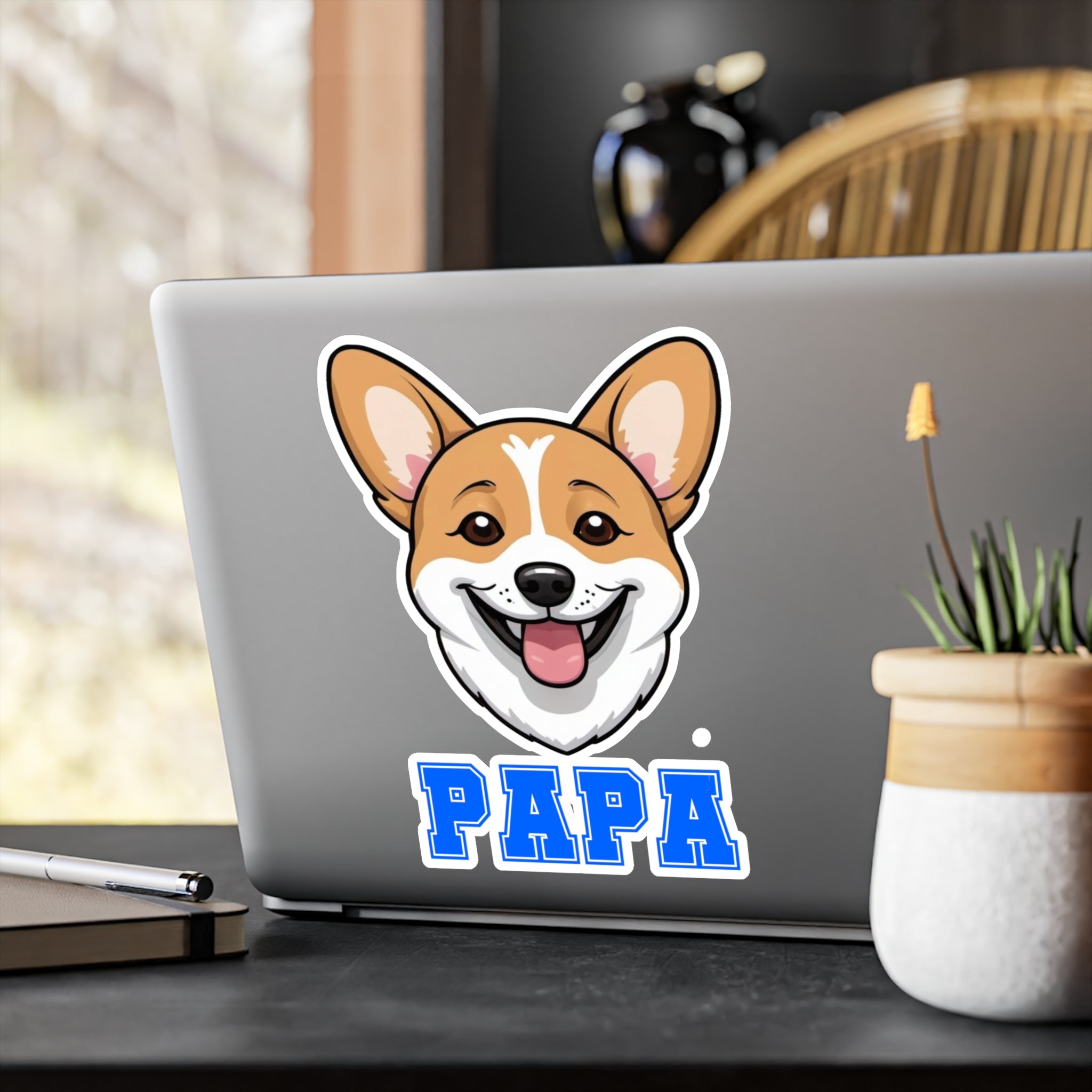 Corgi Papa Vinyl Decals