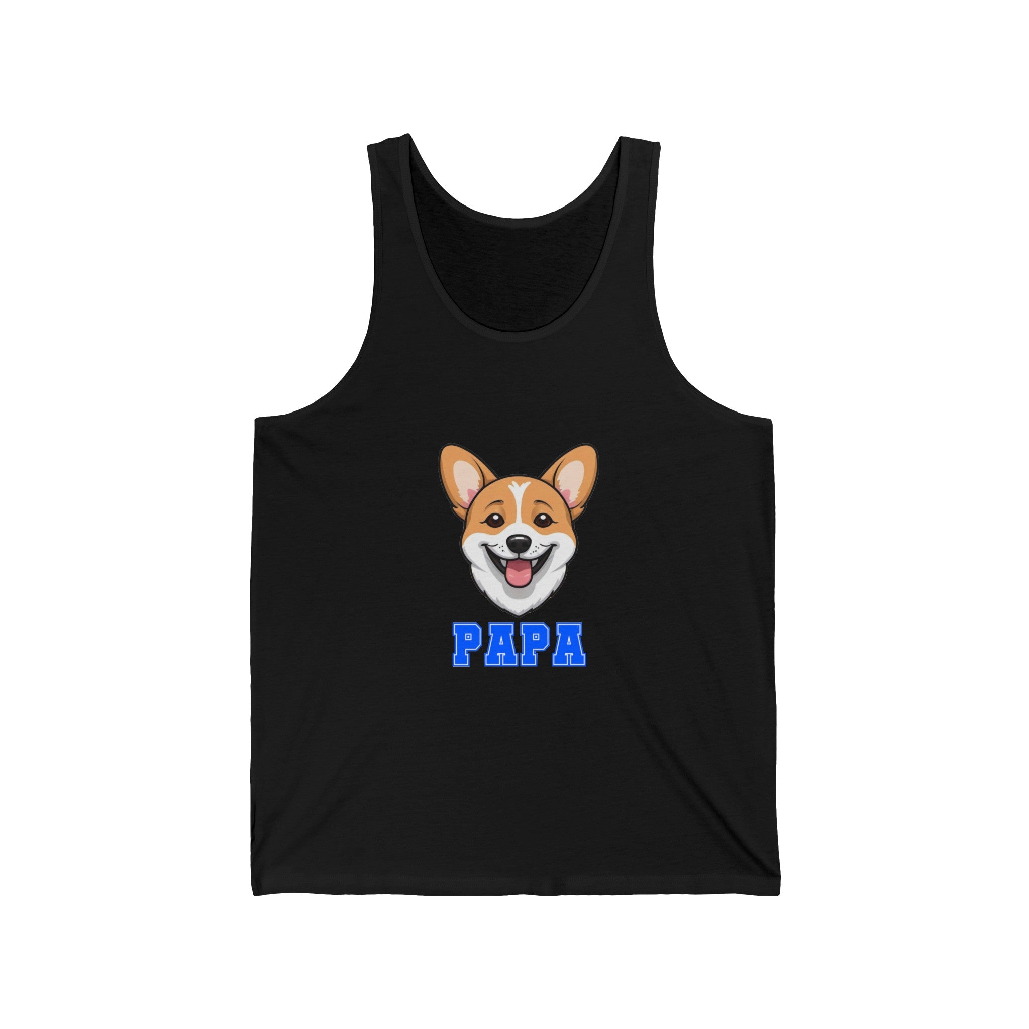 Corgi Papa Jersey Tank