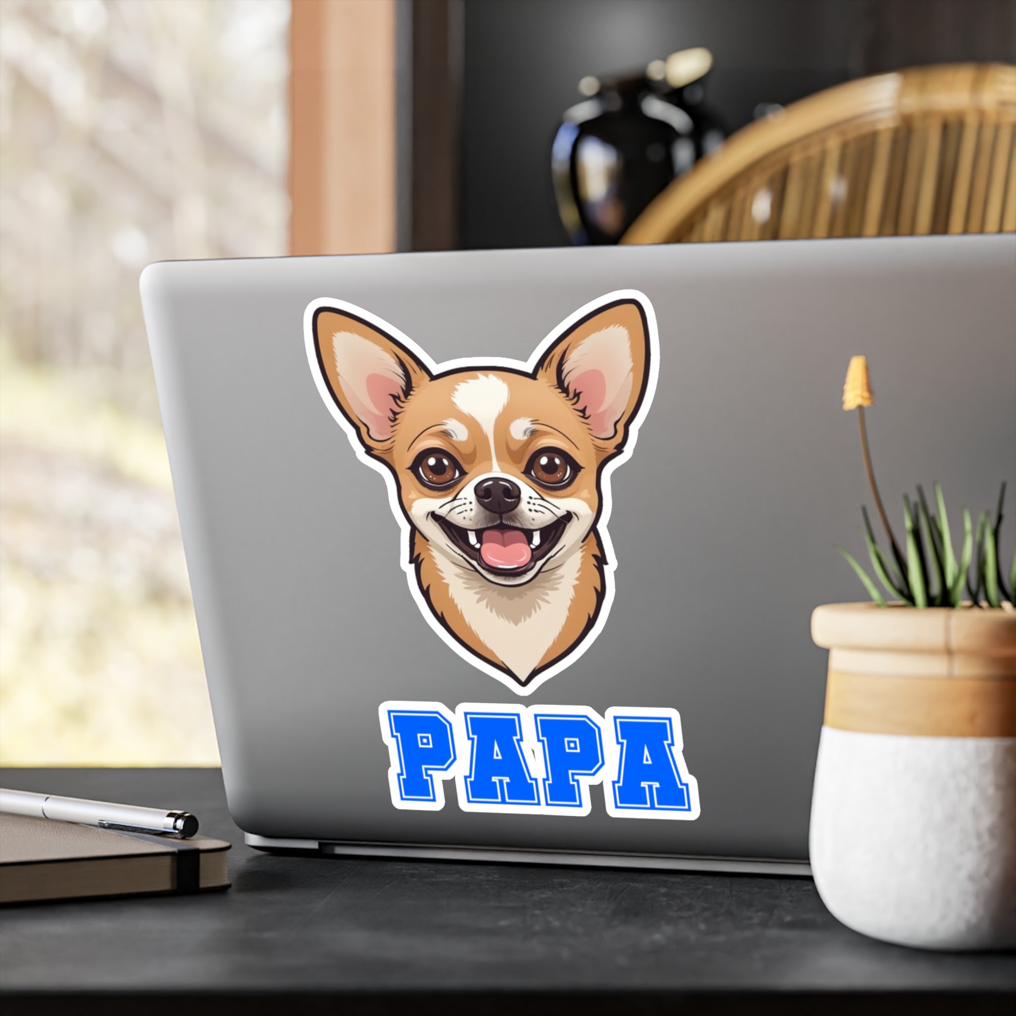 Chihuahua Papa Vinyl Decals