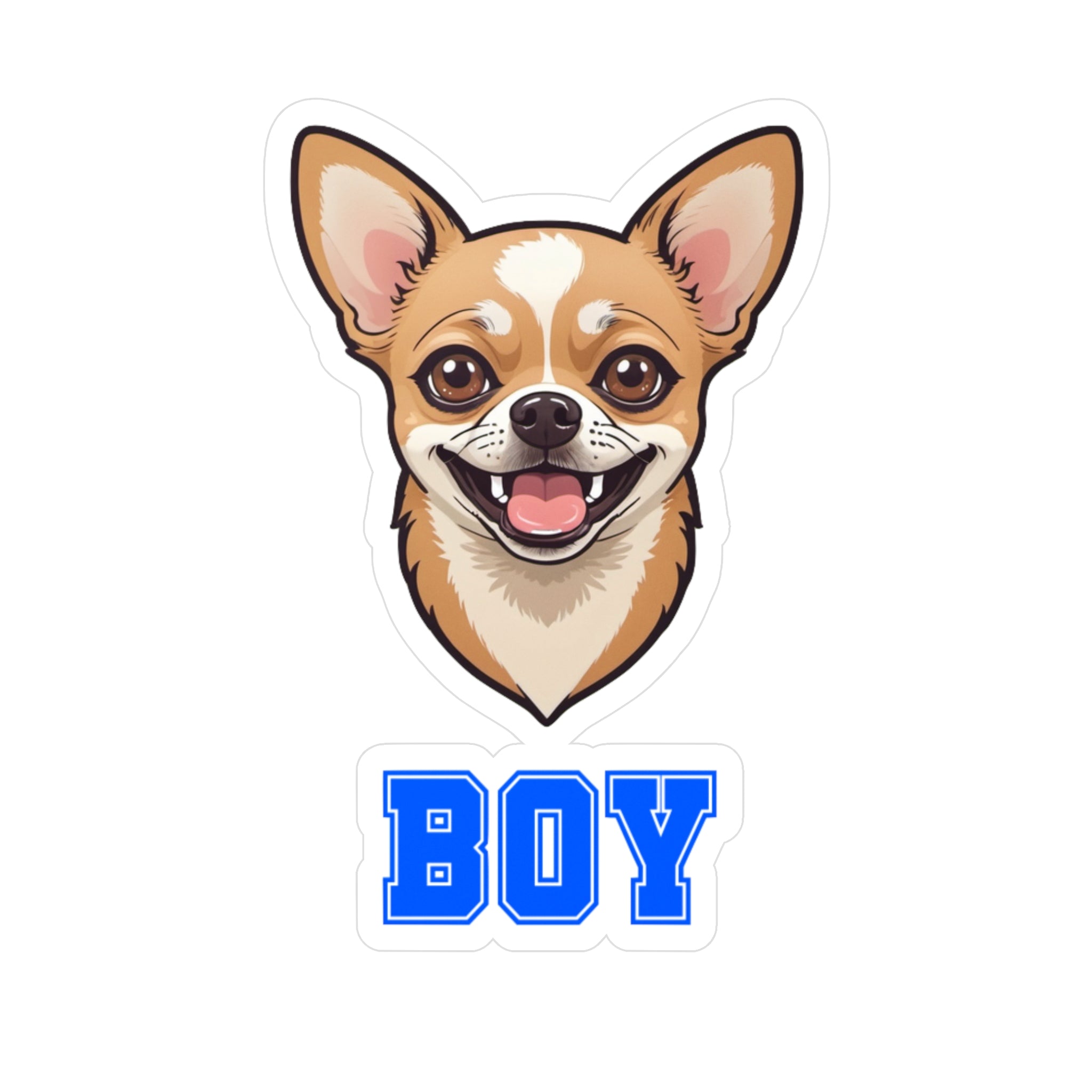 Chihuahua Boy Vinyl Decals