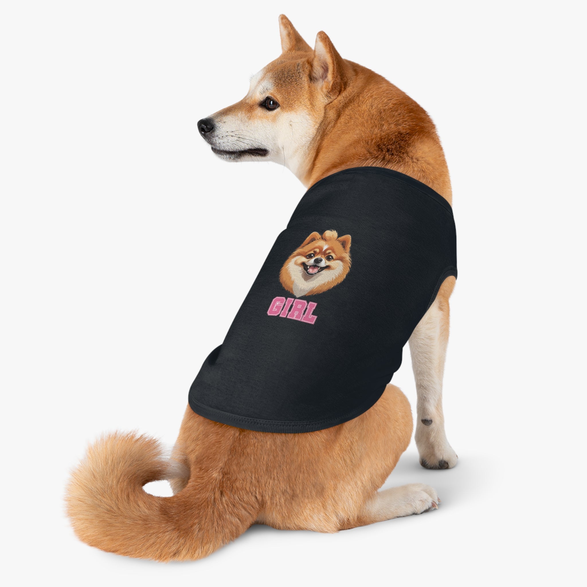 Pomeranian Girl Tank Top