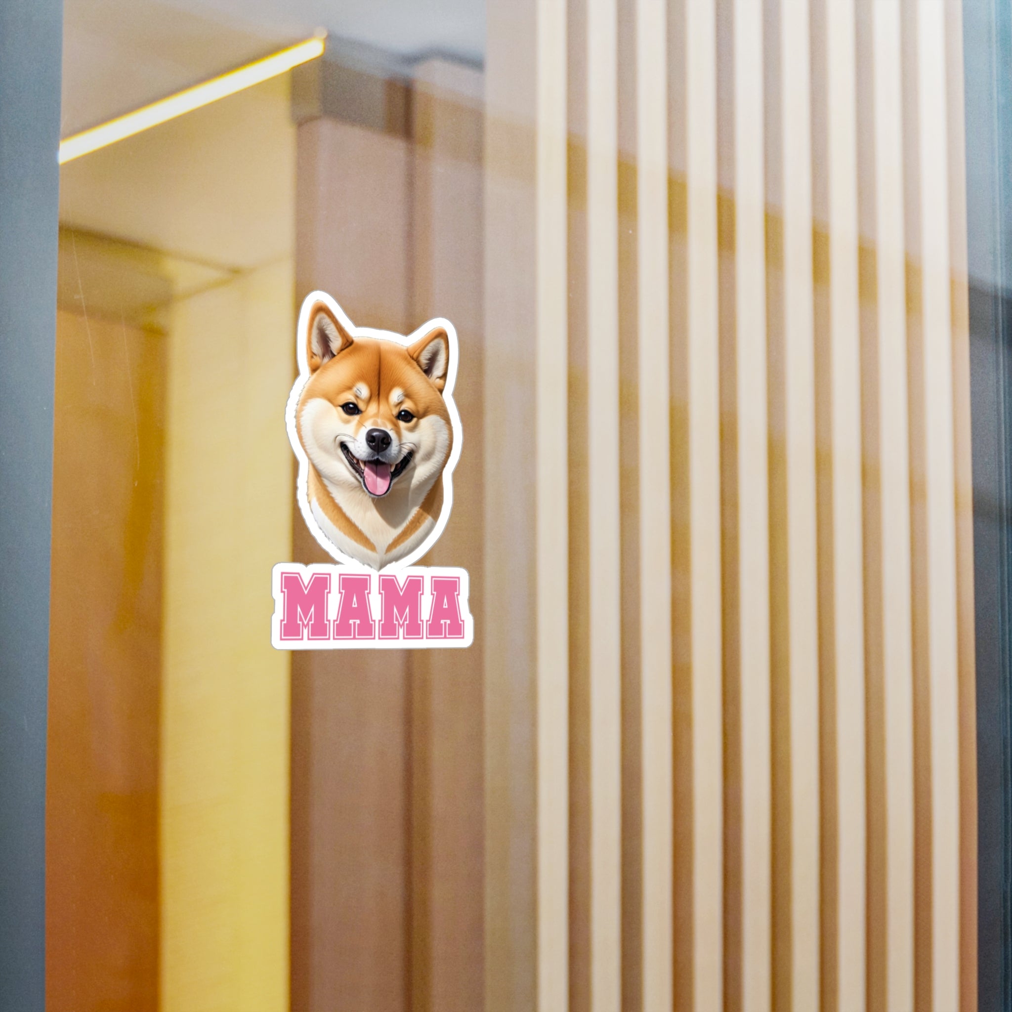 Shiba Inu Mama Vinyl Decals